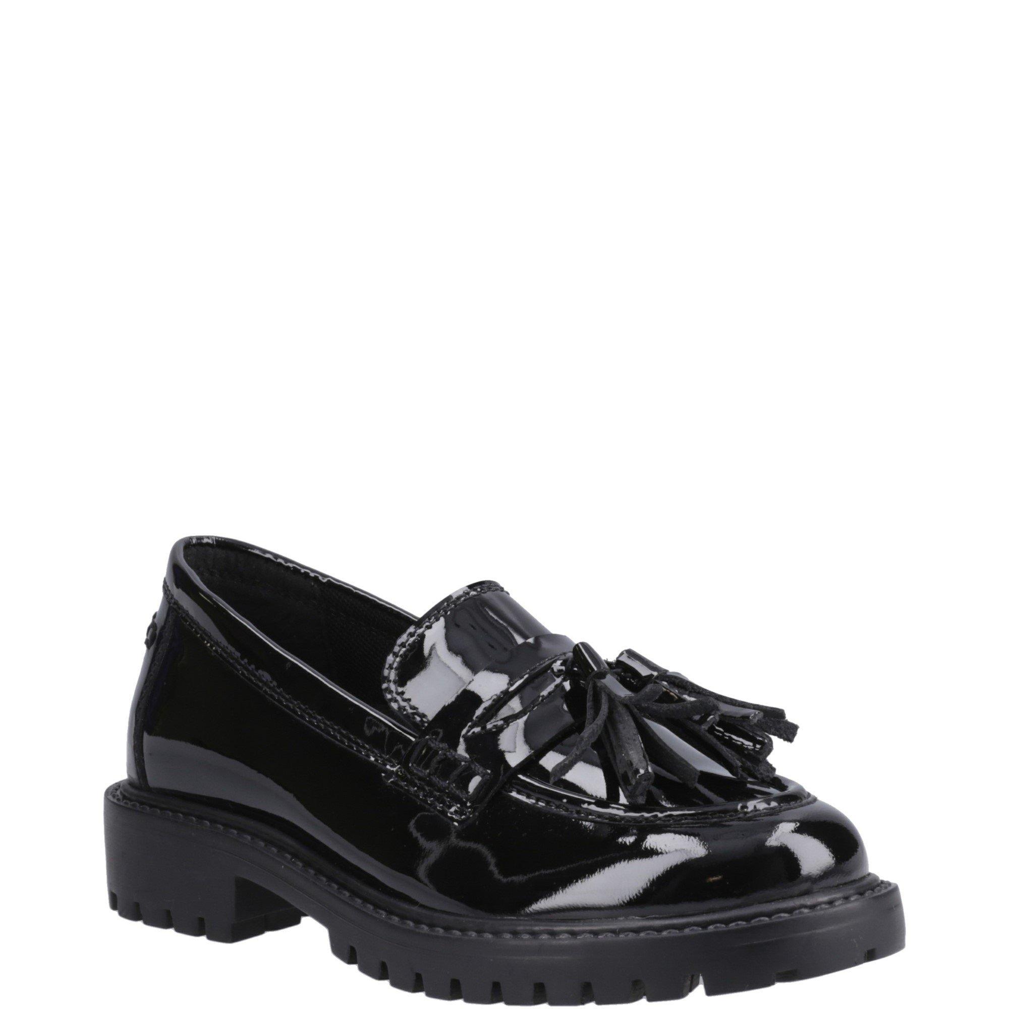 Black - Hush Puppies - Abigail Patent Senior Shoe - 2