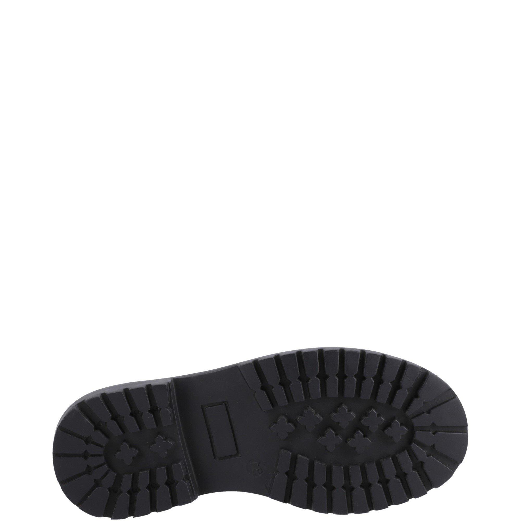 Black - Hush Puppies - Abigail Patent Senior Shoe - 4