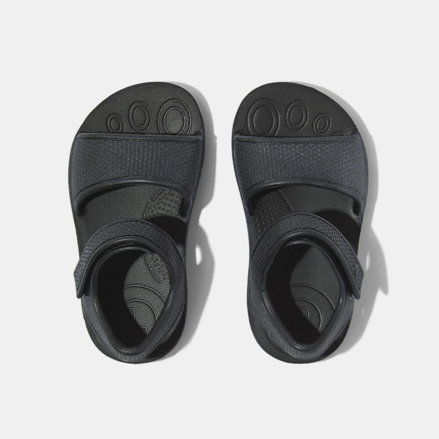 Black - Fitflop - iQushion Shimmer Sandals - 5