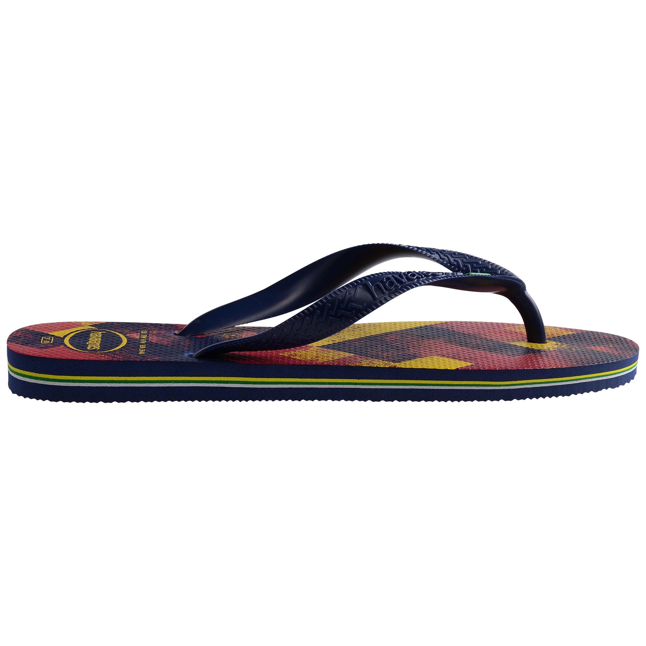 Blue - Havaianas - Unisex Kids' Brasil Fresh Navy Blue Flip Flops - 1