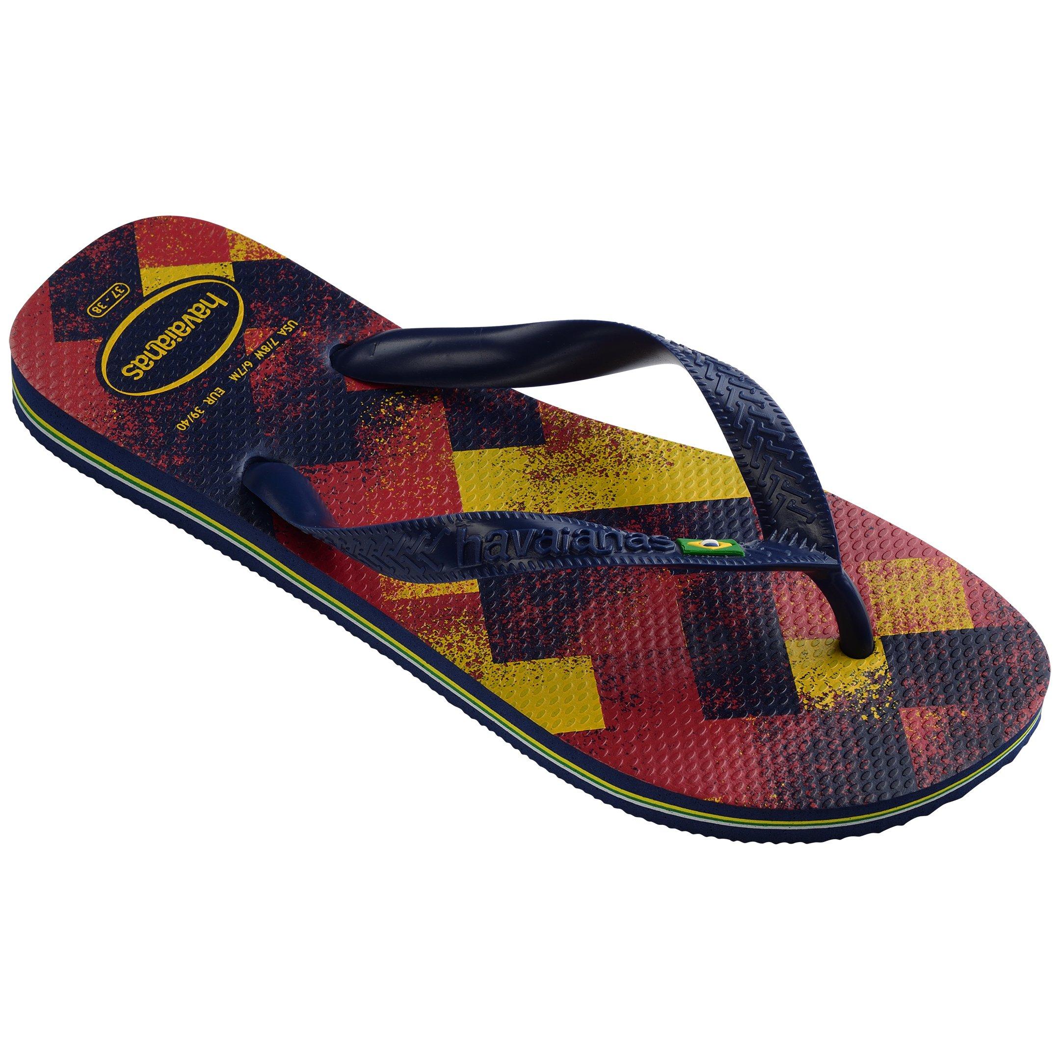 Blue - Havaianas - Hav. Brasil Fresh Navy Blue/Navy Bl Flip Flops Unisex Kids - 2
