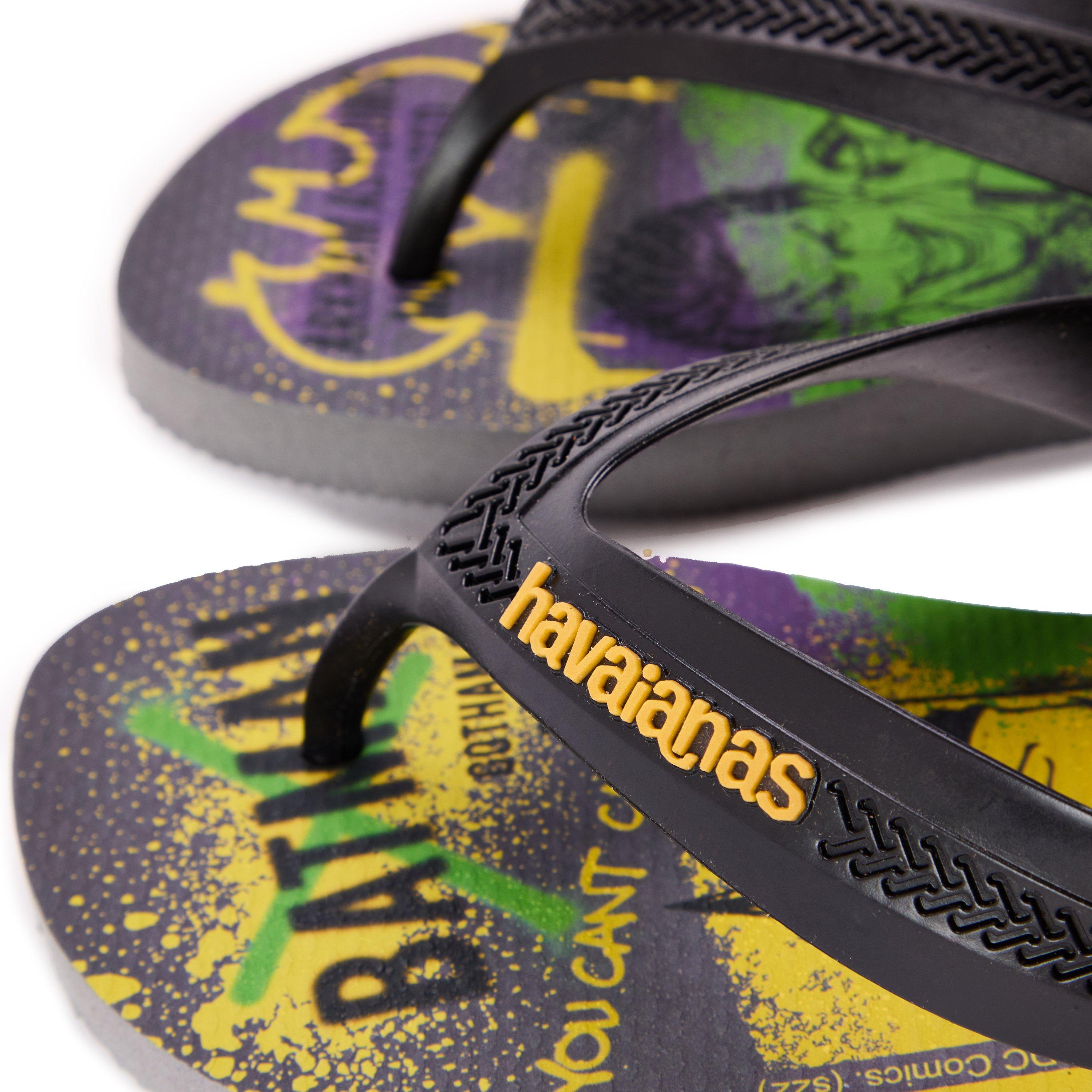 Grey/Black - Havaianas - Hav. Kids Max Herois Steel Grey/Bla Flip Flops Unisex - 3