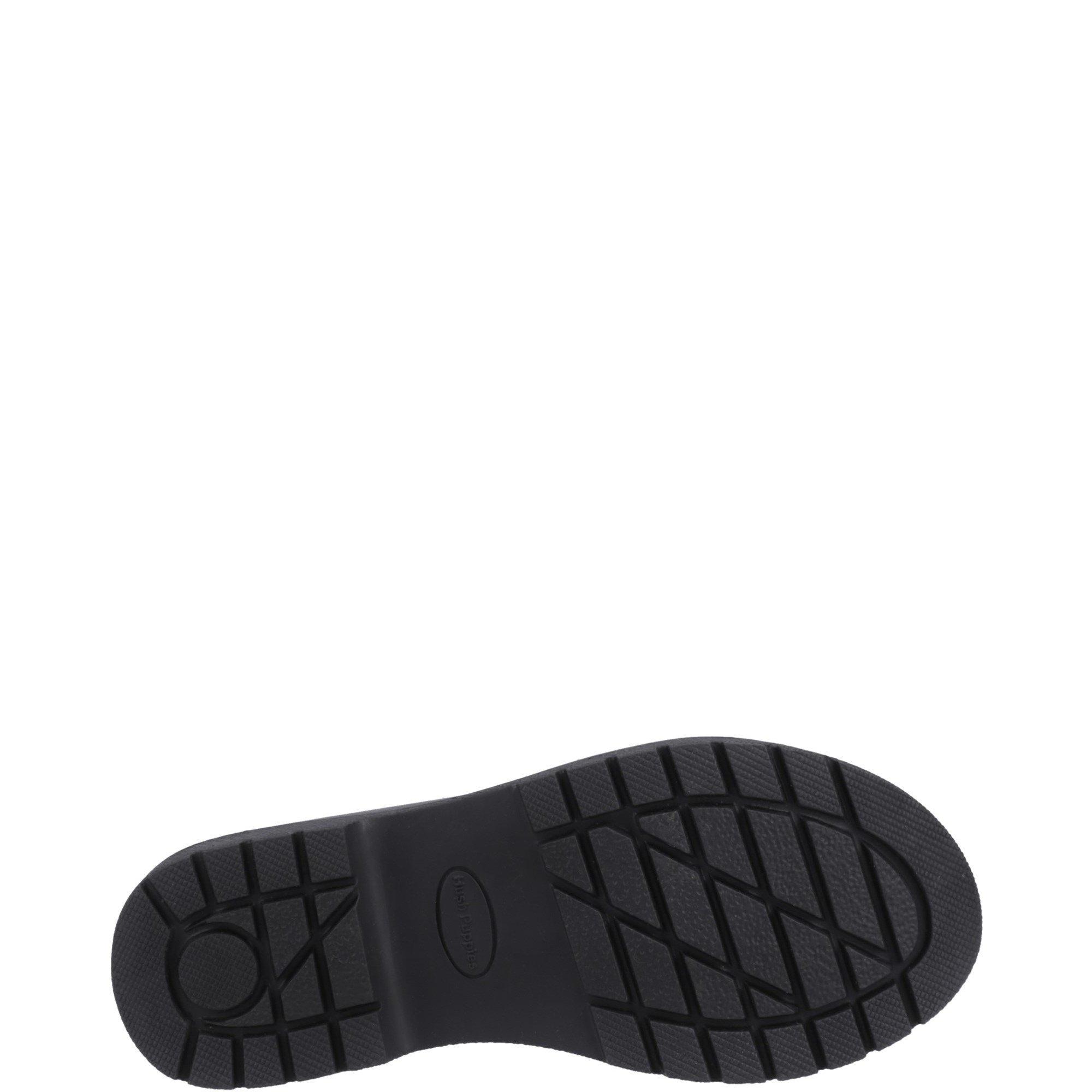 Black - Hush Puppies - Lydia Senior Shoe - 4