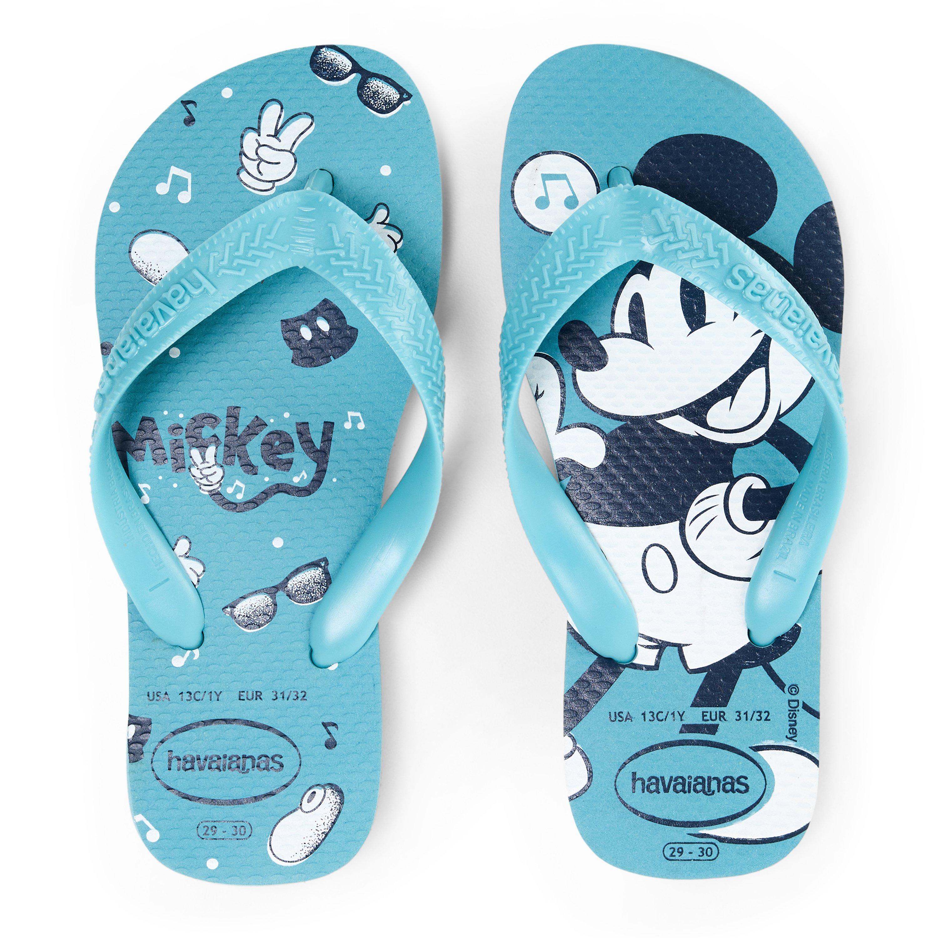 Bleu - Havaianas - Hav. Top Disney Tranquility Blue 29 Flip Flops Unisex Kids - 3