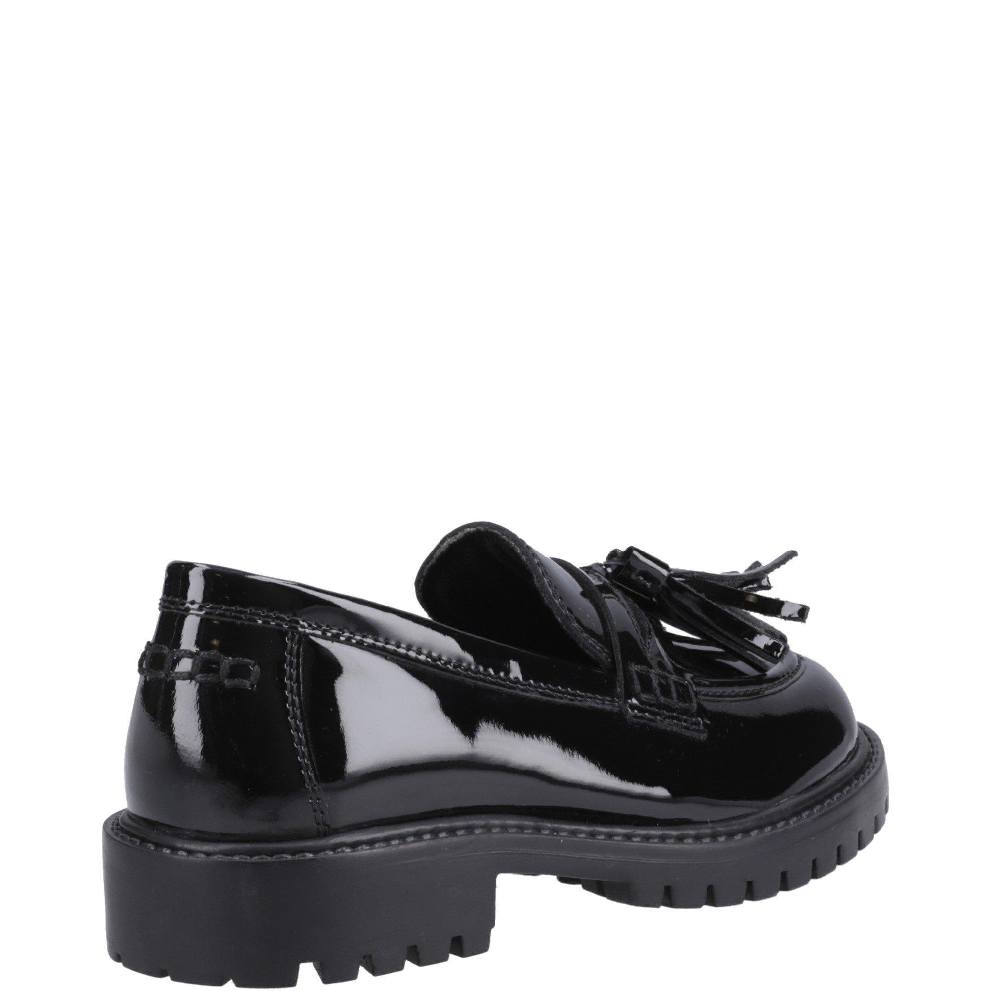 Black - Hush Puppies - Abigail Patent Senior Shoe - 3