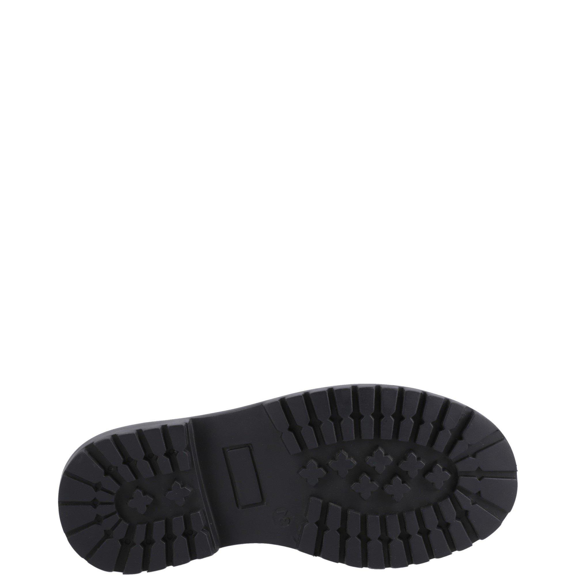 Black - Hush Puppies - Abigail Patent Senior Shoe - 4