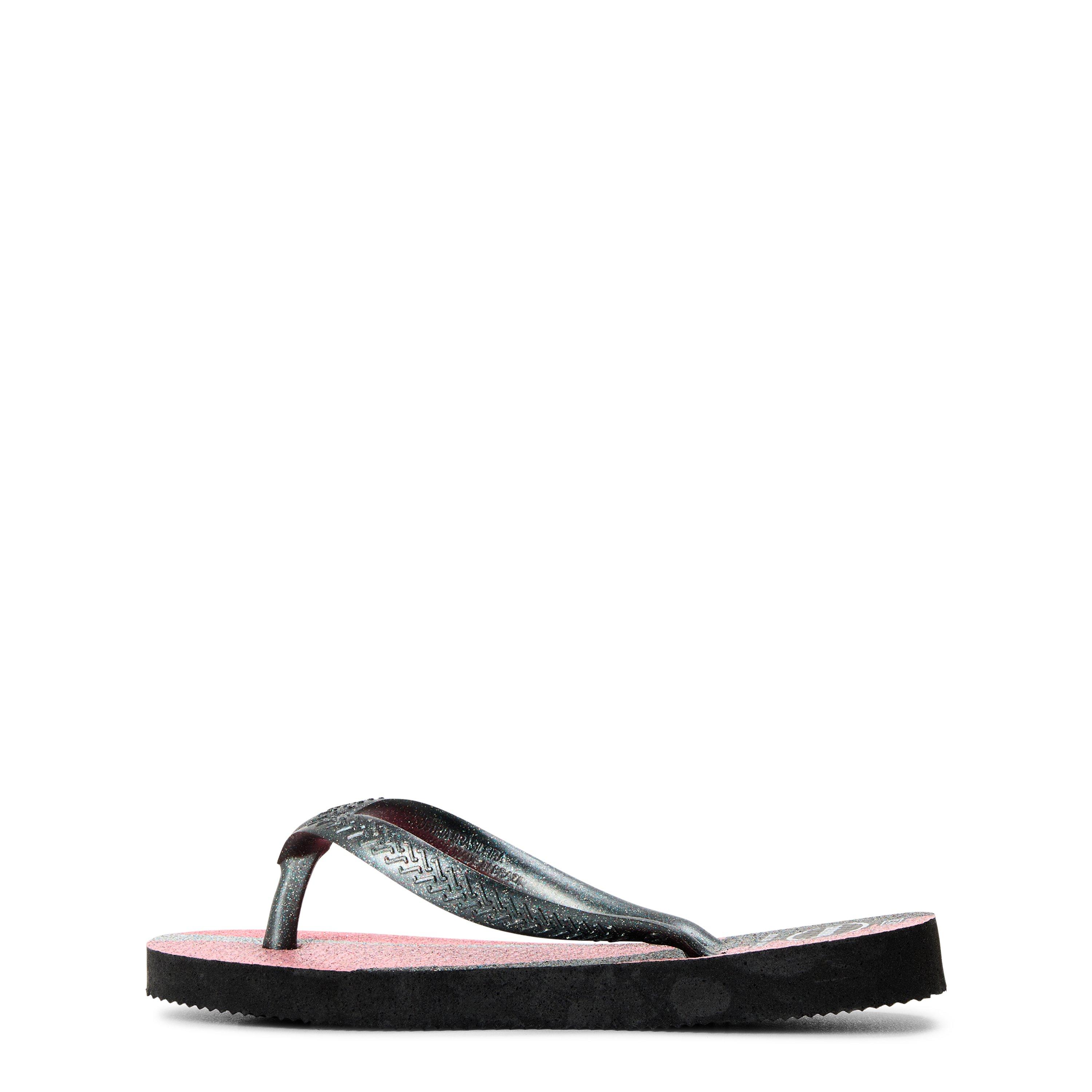 Bleu Marine - Havaianas - Unisex Kids' Slim Palette Glow Black Flip Flops - 2