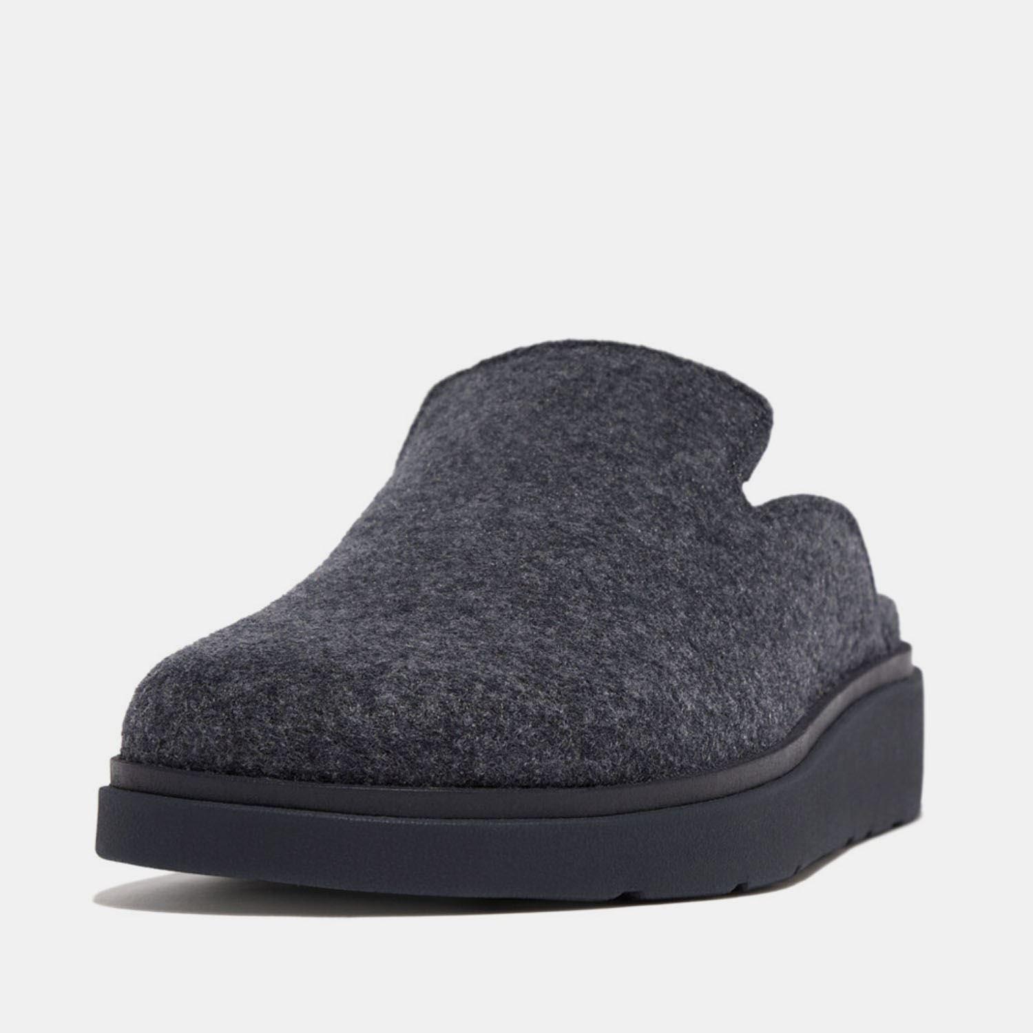 Navy - Fitflop - Gen-FF Felt Mules - 2