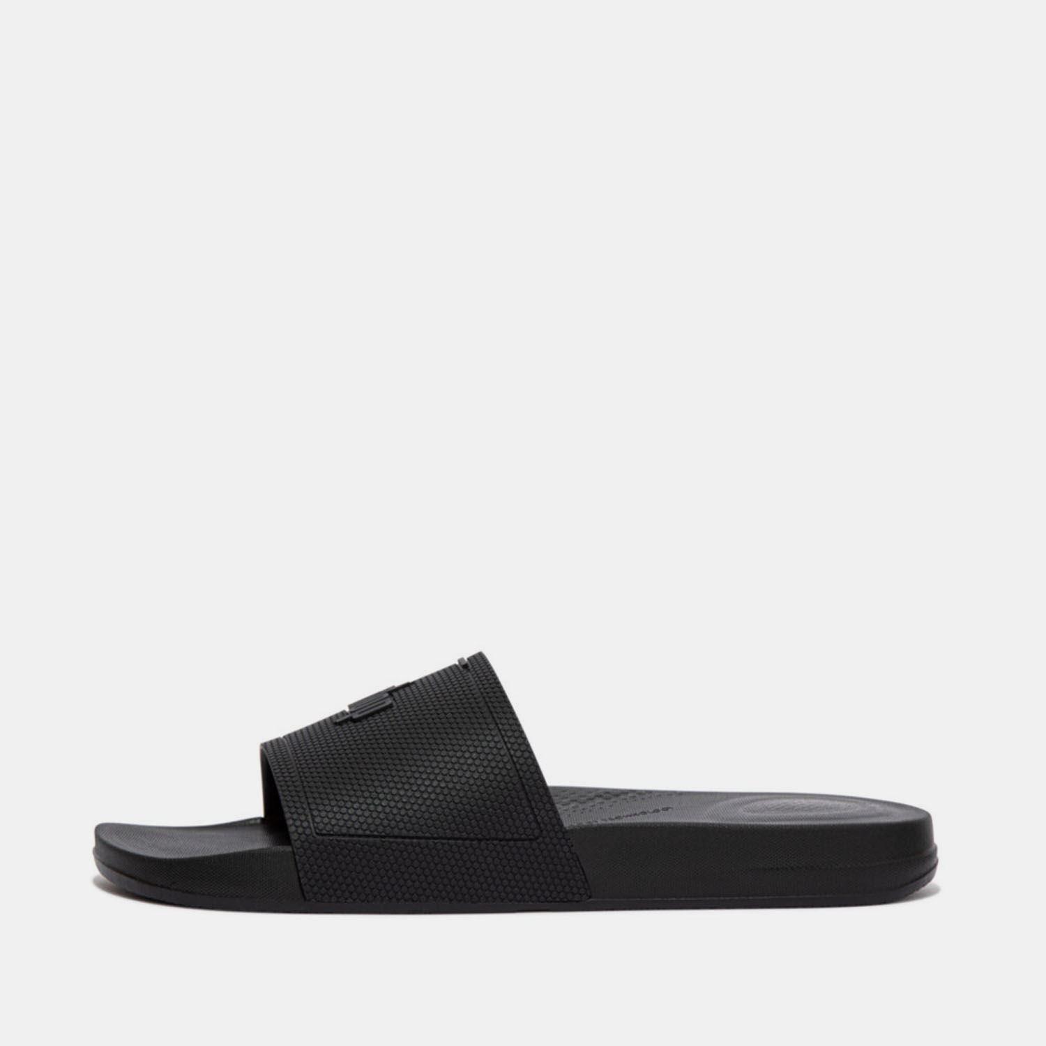 Black - FitFlop - iQushion Pool Sliders - 1