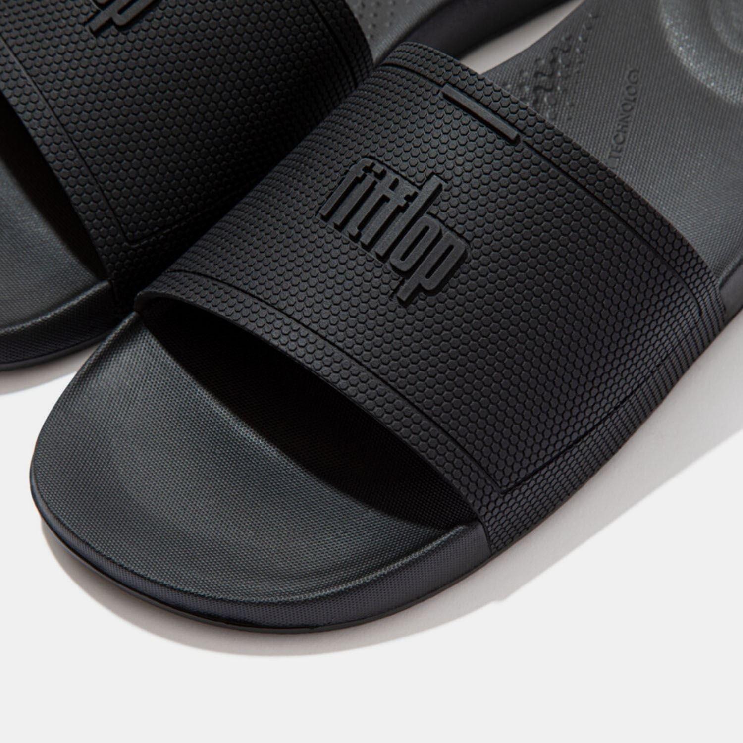 Black - Fitflop - iQushion Pool Sliders - 3
