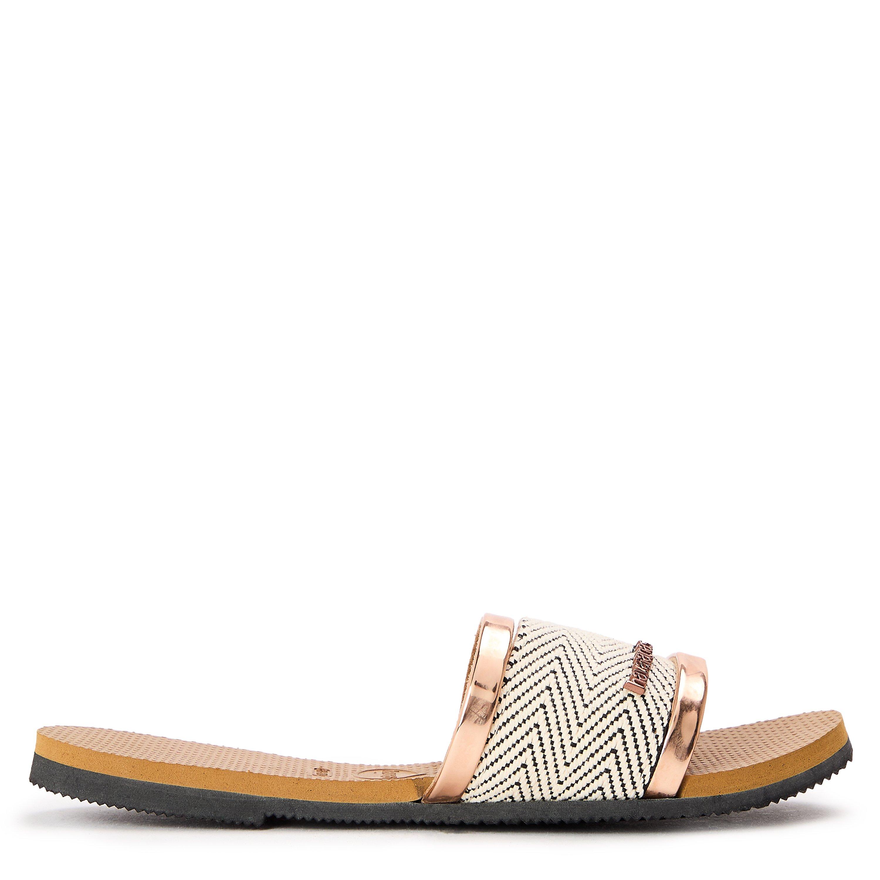 Bronze - Havaianas - Hav. You Trancoso Premium Bronze 33 Flip Flops Unisex Kids - 1