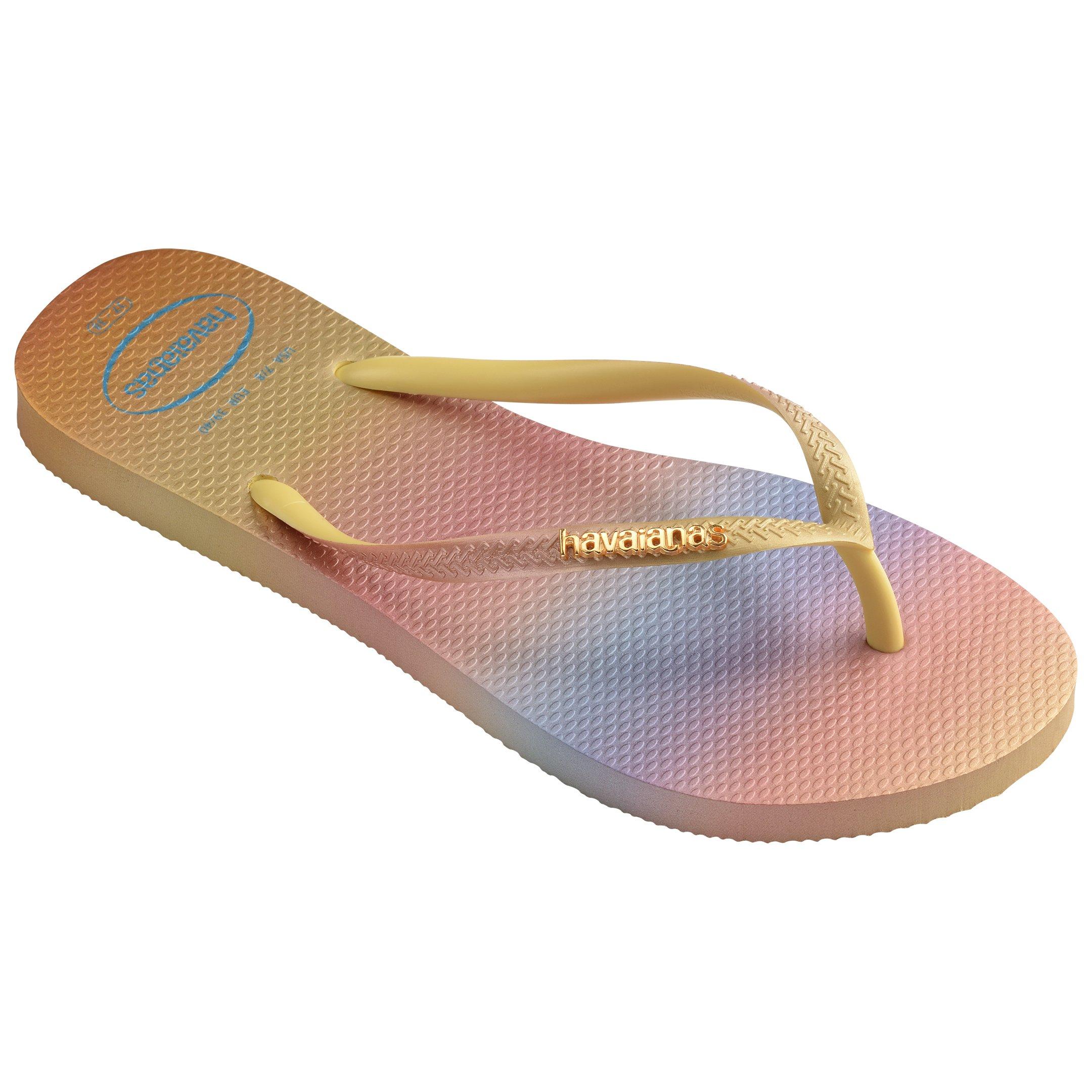 Yellow Pixel - Havaianas - Hav. Slim Gradient Sunset Yellow Pi Flip Flops Unisex Kids - 2