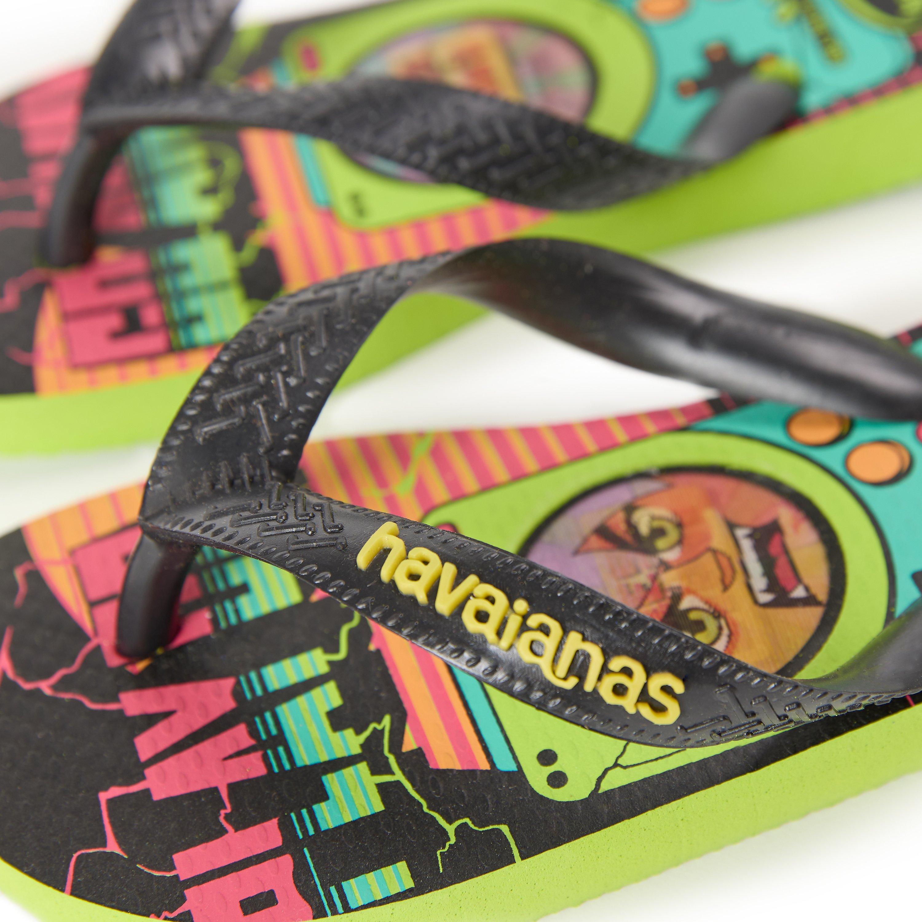 Vert/Noir - Havaianas - Hav. Top Holographic Lemon Green / Flip Flops Unisex Kids - 3
