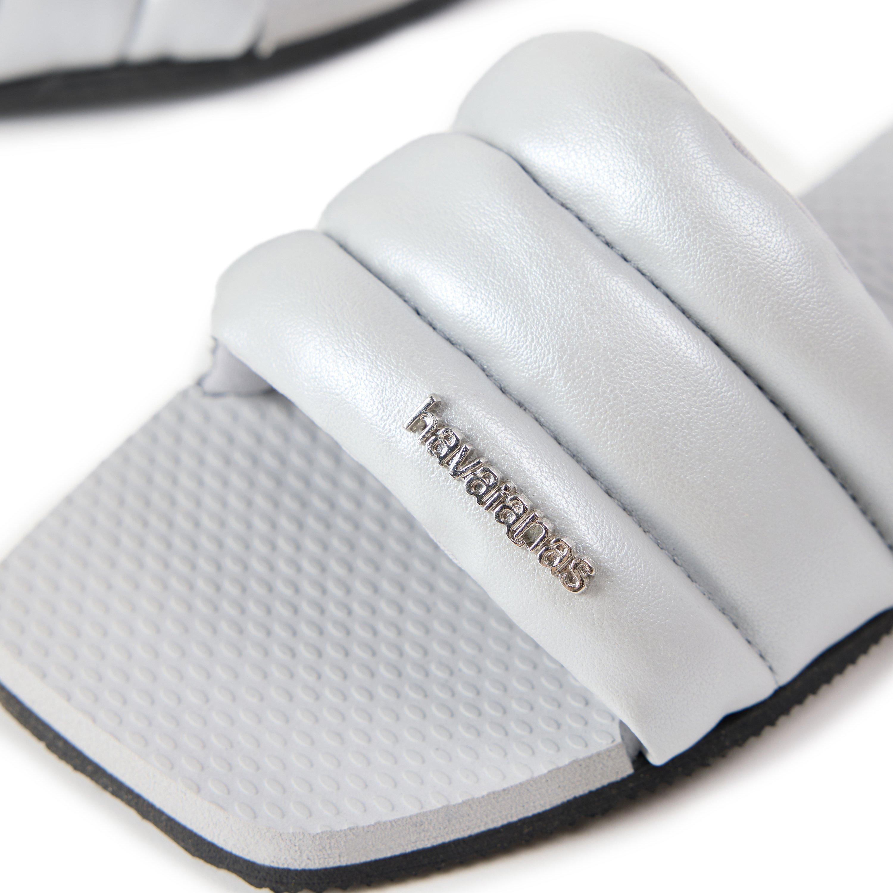 IJsgrijs - Havaianas - Hav. You Milan Metallic Ice Grey 33 Flip Flops Unisex Kids - 3
