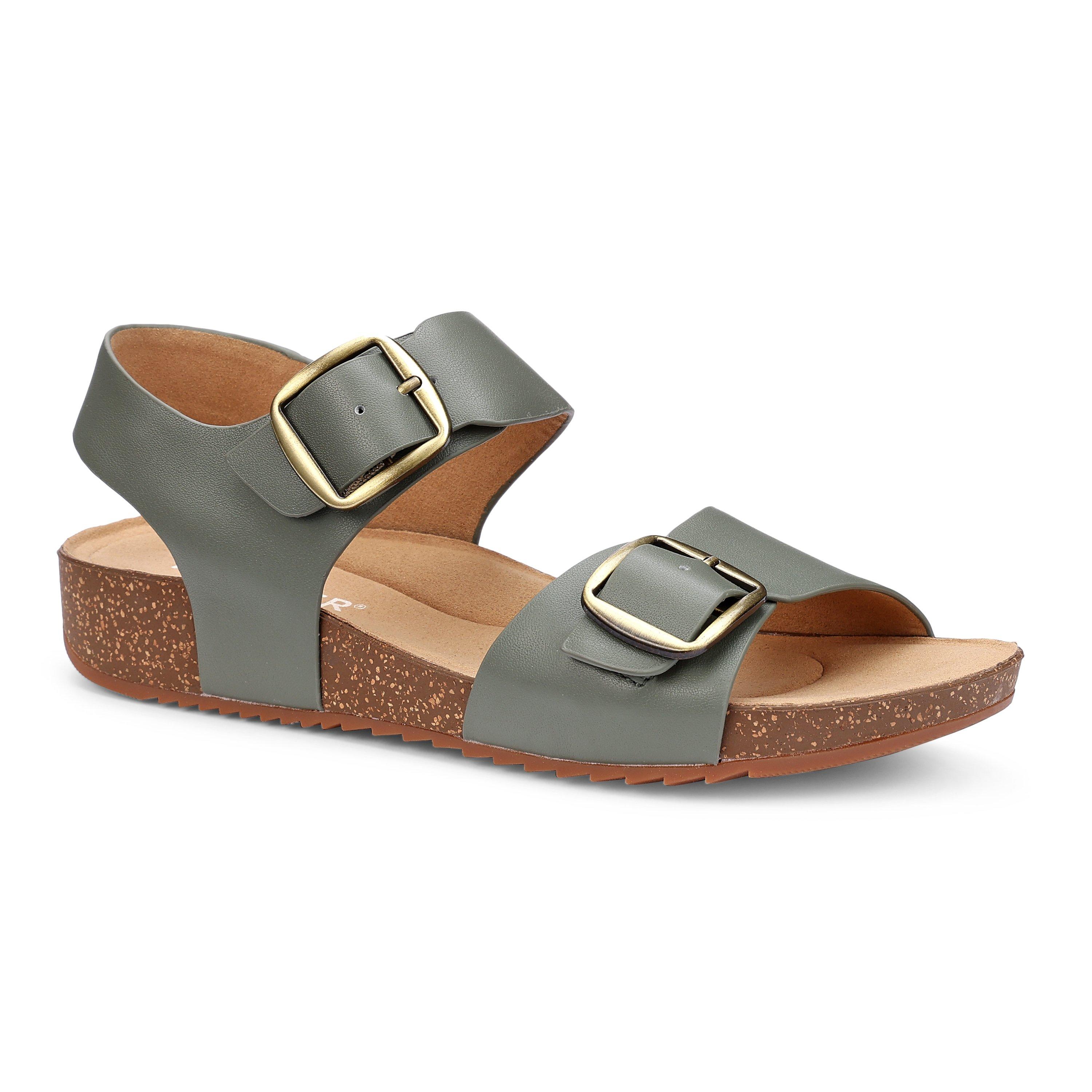 Khaki - Hotter - Tourist II Womens Sandals - 2