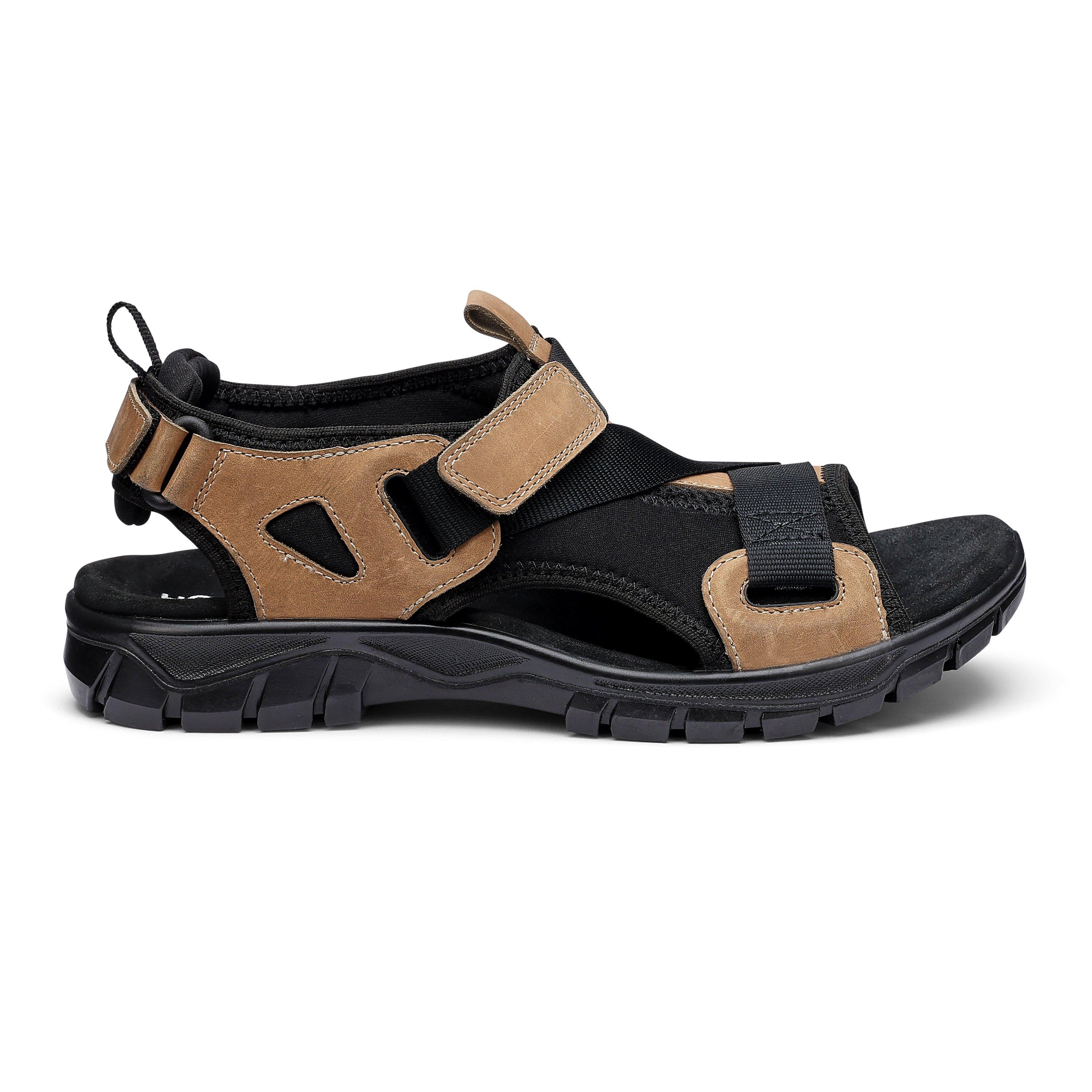 Taupe - Hotter - Track Mens Active Sandals - 1