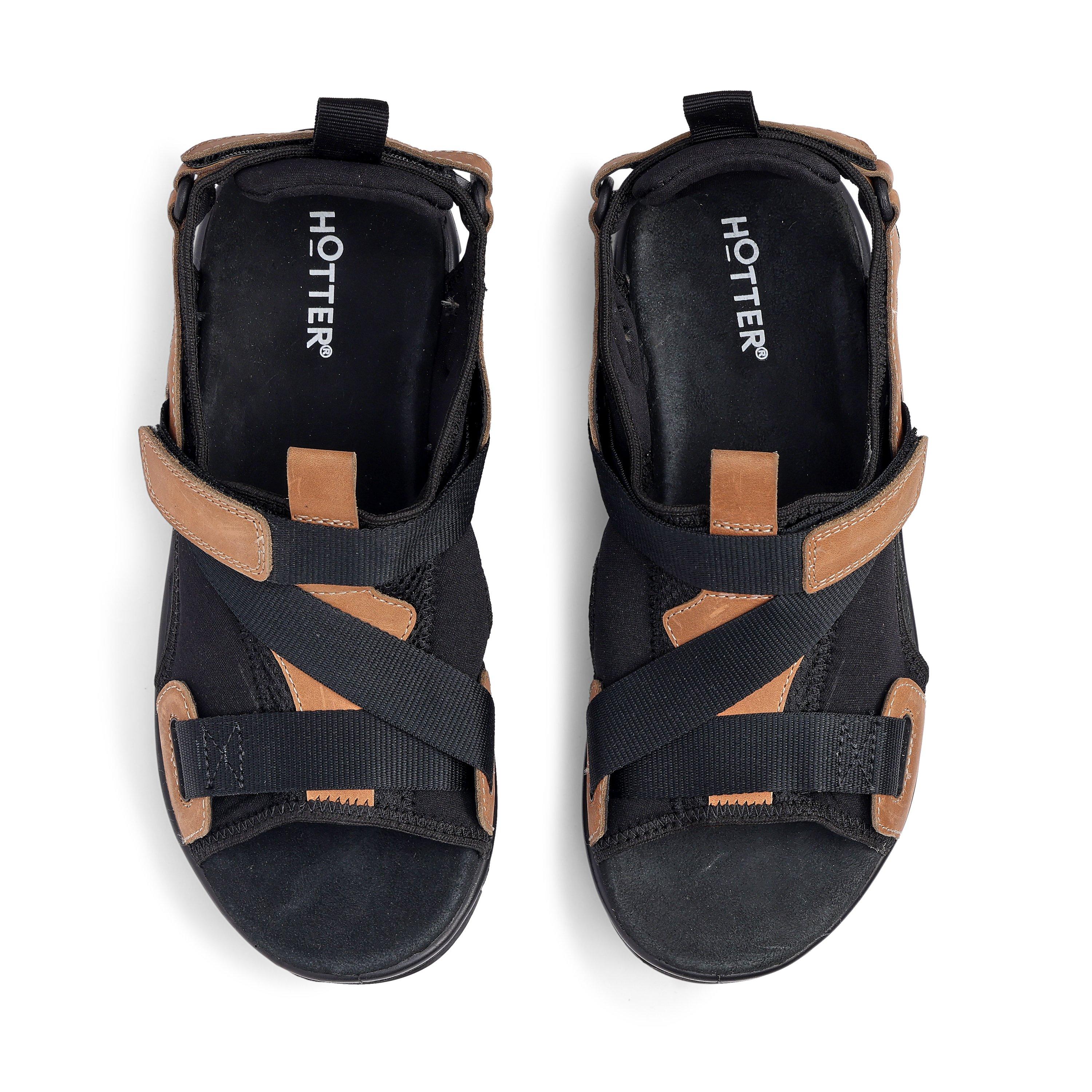 Taupe - Hotter - Track Mens Active Sandals - 3