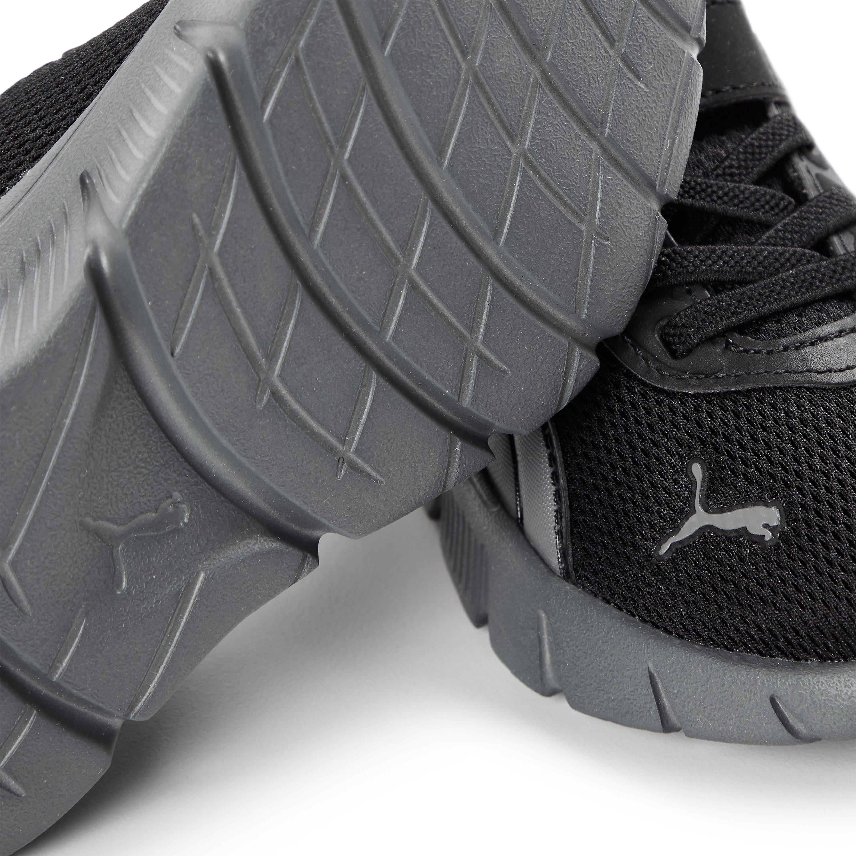 Blk/Silv/Gry - Puma - Unisex Kids FlexFocus AC+ Runners - 3