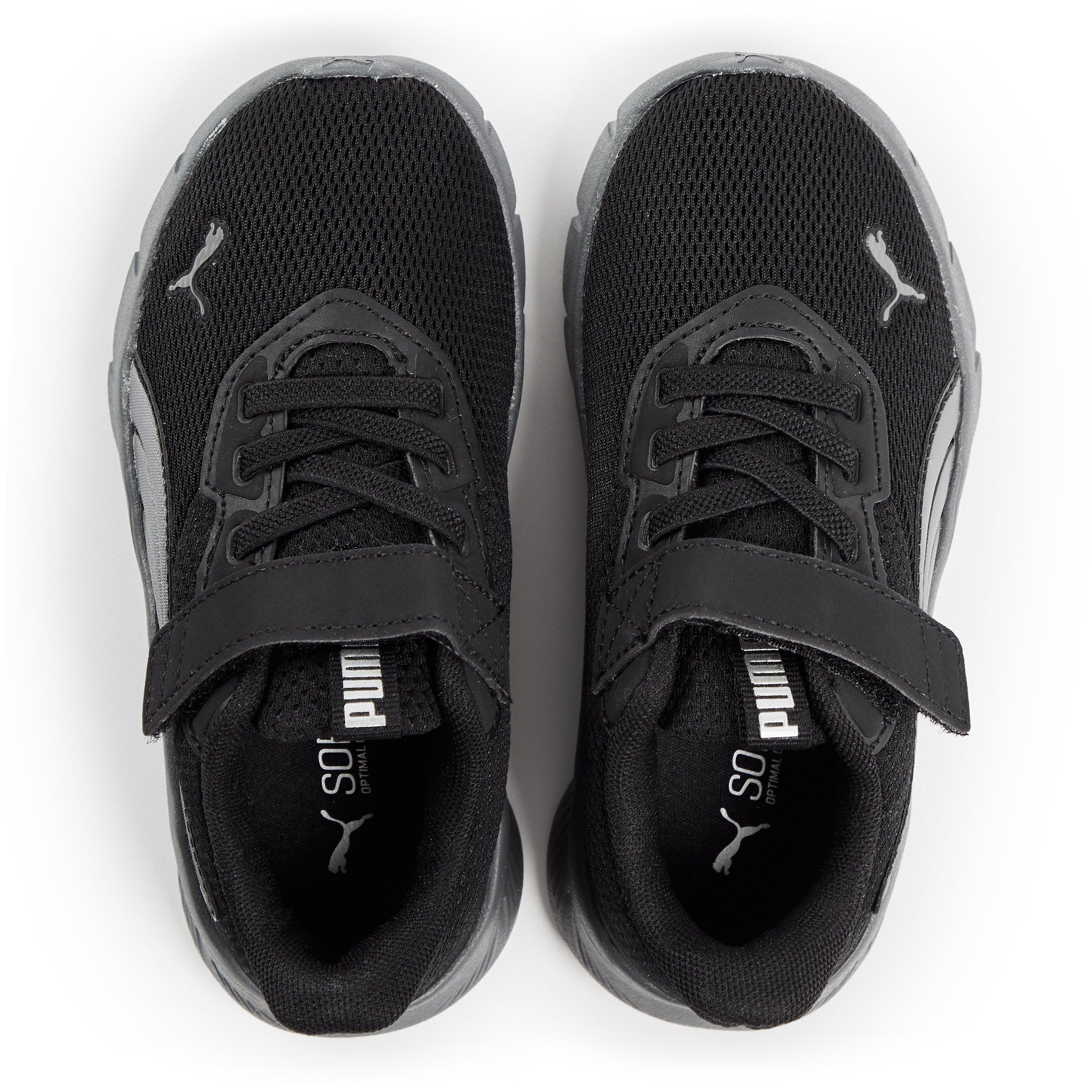 Blk/Silv/Gry - Puma - Unisex Kids FlexFocus AC+ Runners - 4