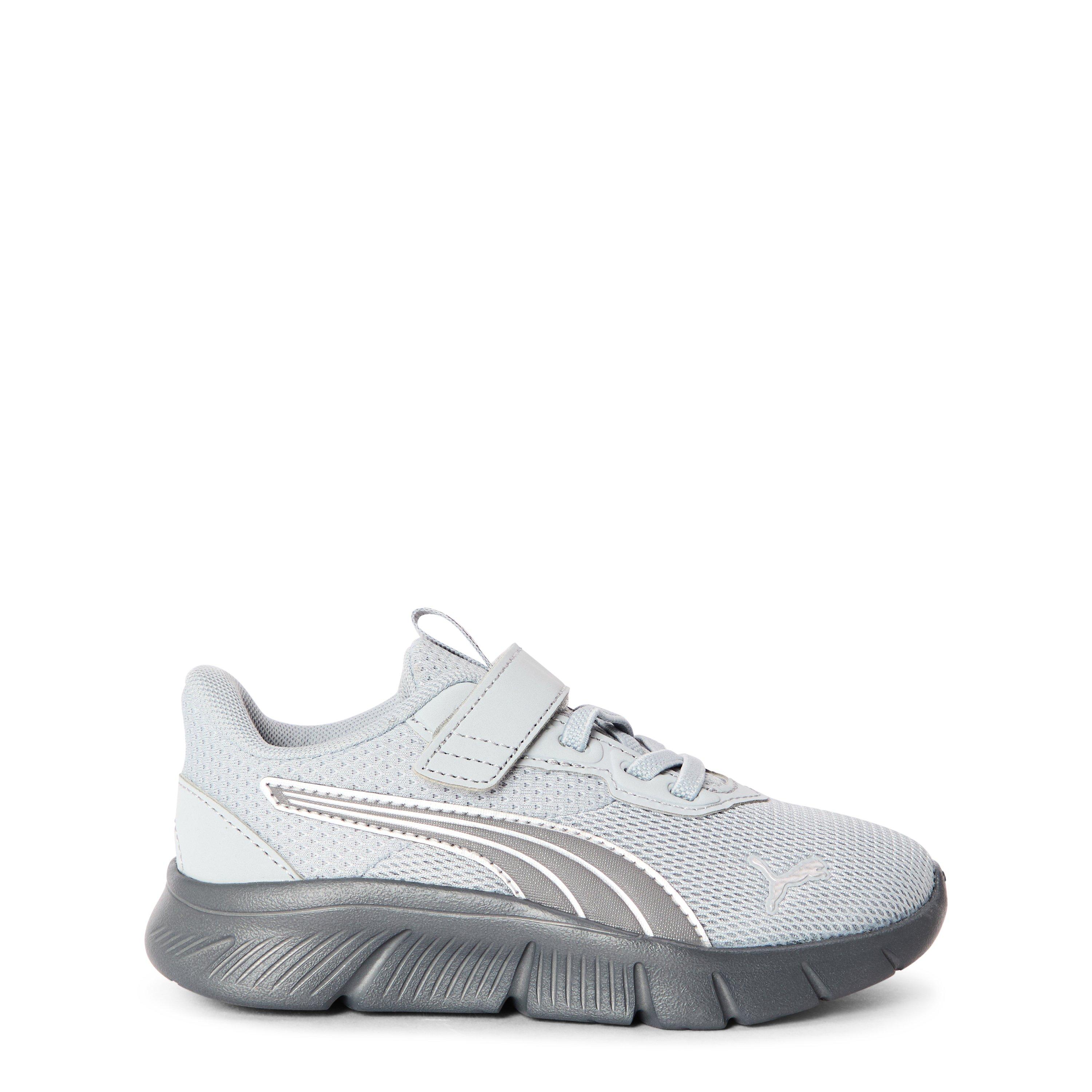 Puma  Kids Flexfocus Ac+ Runners - Grey/Silver - C13 (31.5)