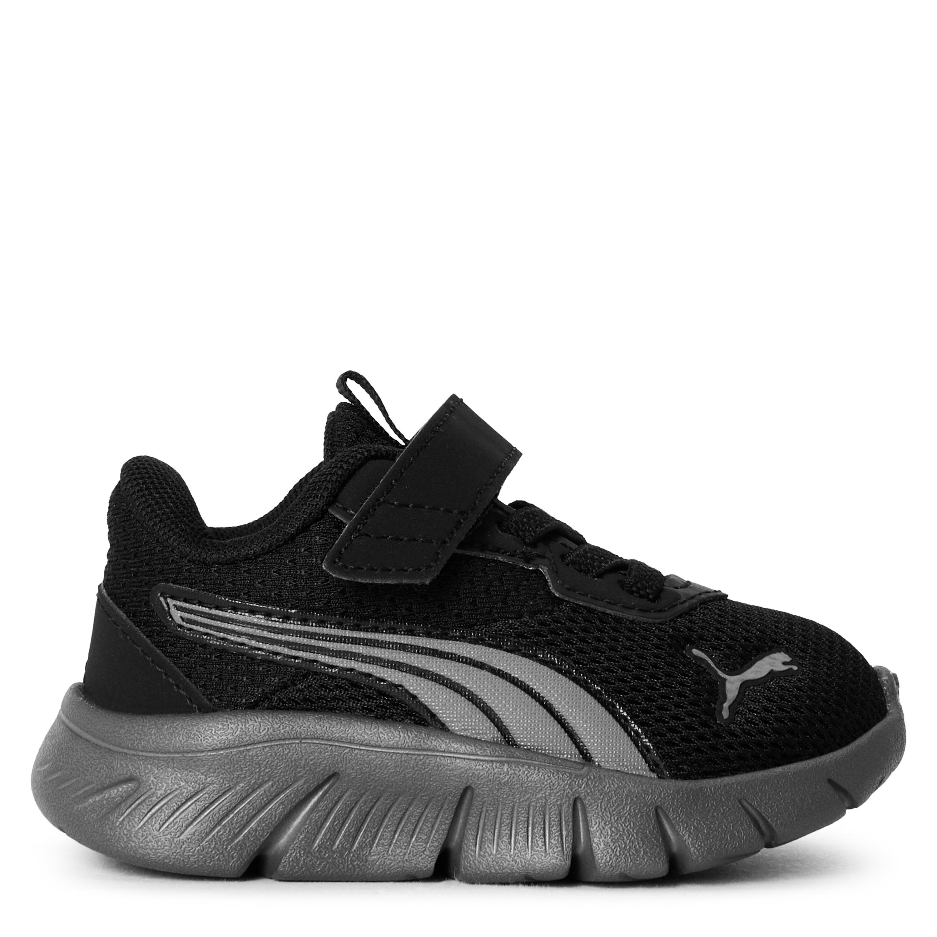 Puma  Infant Kids' Flexfocus Modn Low-Top Trainers - Blk/Silv/Gry - C3 (19.5)