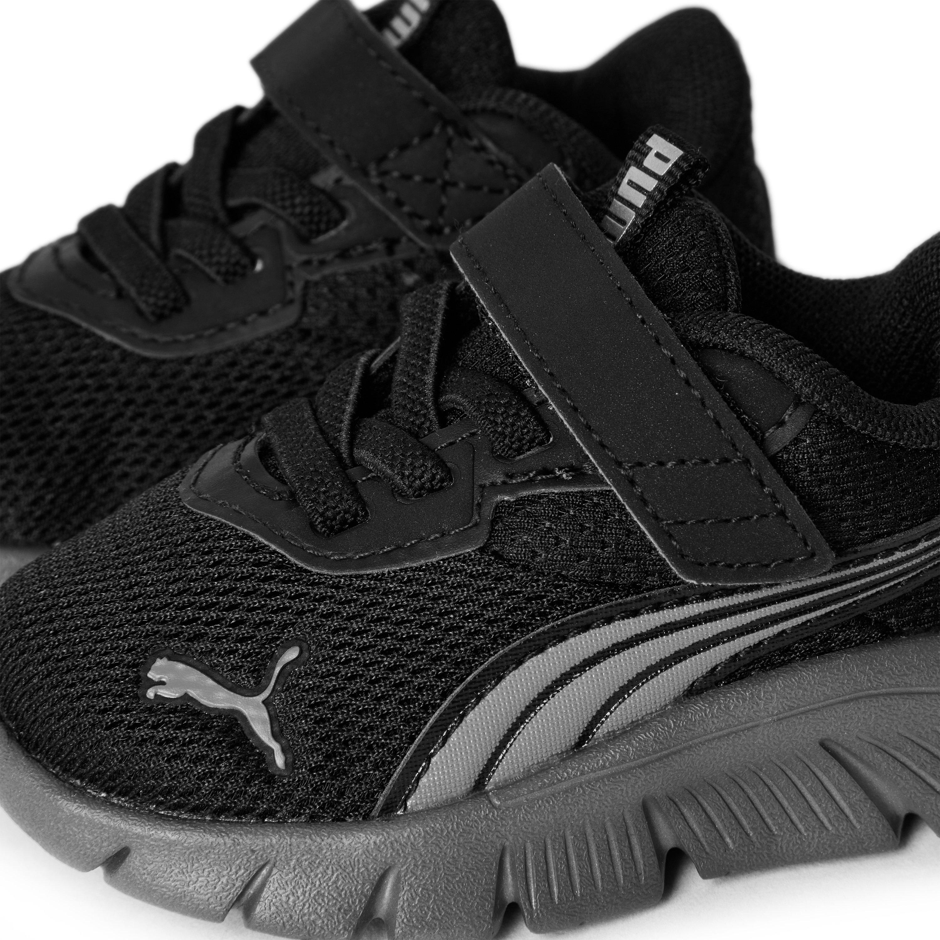 Blk/Silv/Gry - Puma - Unisex Kids' Flexfocus Modn Low-Top Trainers - 3