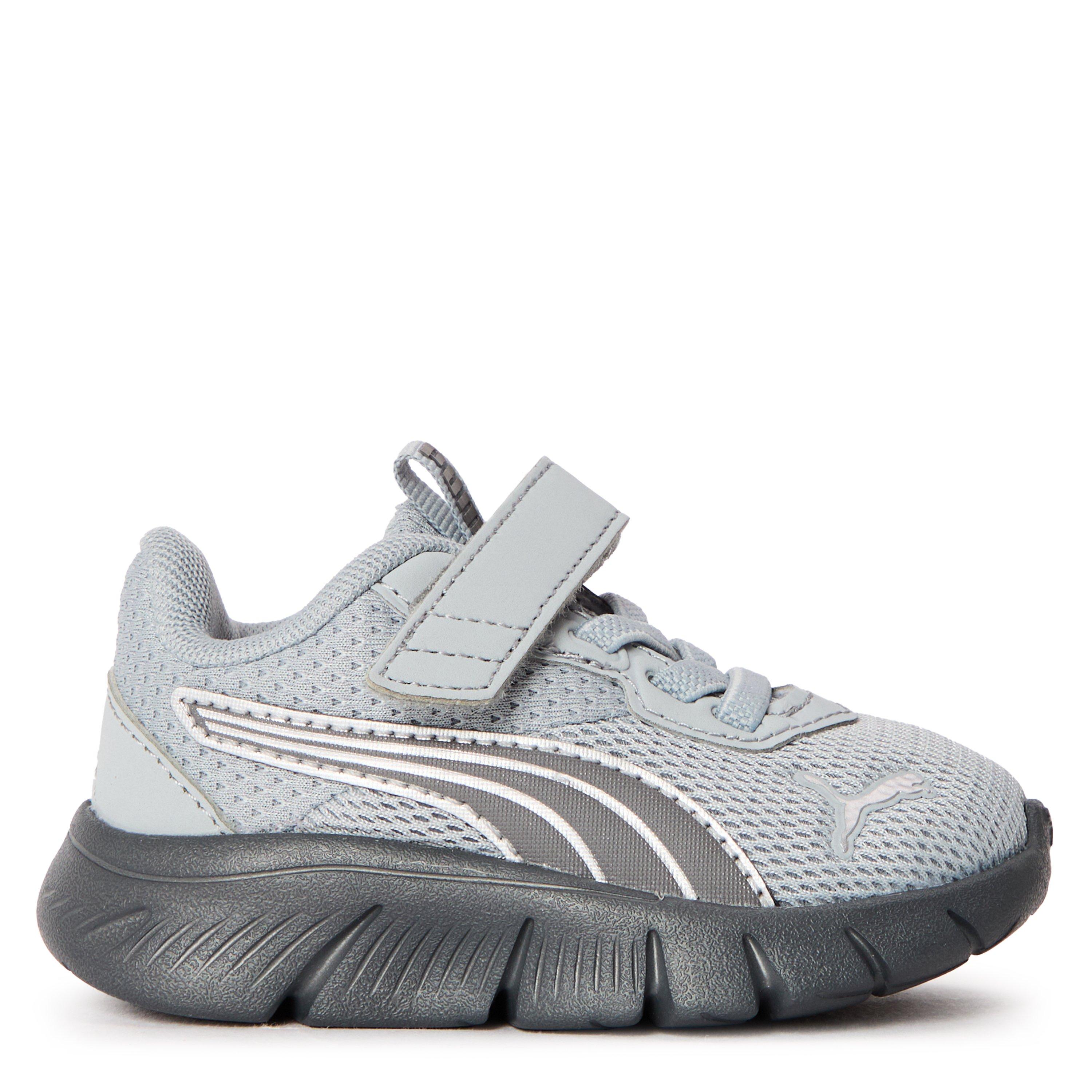 Puma  Infant Kids' Flexfocus Modn Low-Top Trainers - Grey/Silver - C3 (19.5)