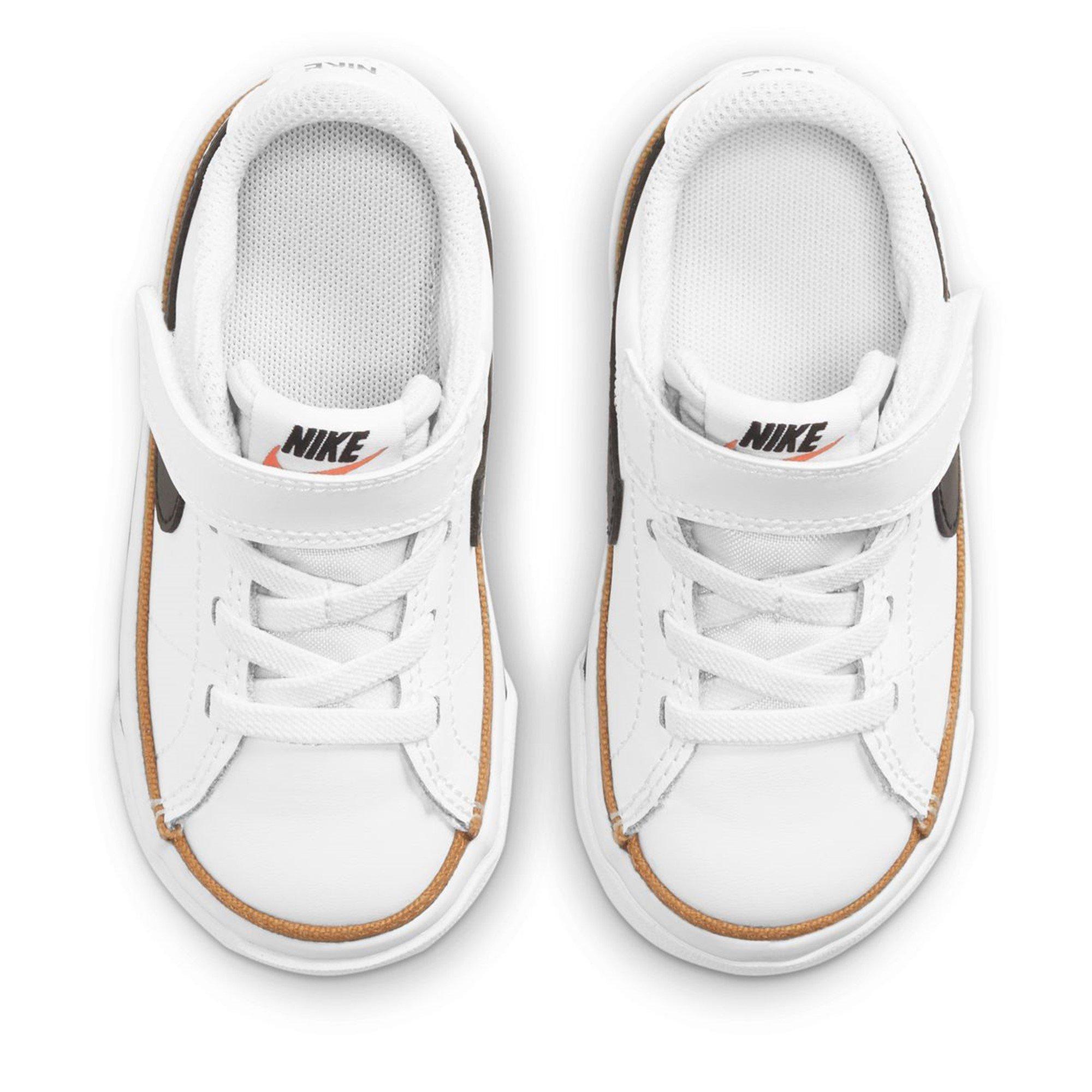 Wht/Blk/Gum - Nike - Court Legacy Baby/Toddler Shoes - 5