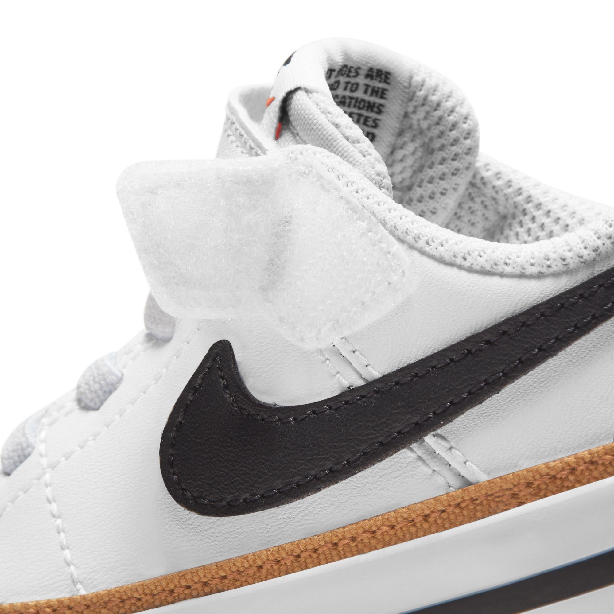 Wht/Blk/Gum - Nike - Court Legacy Baby/Toddler Shoes - 8