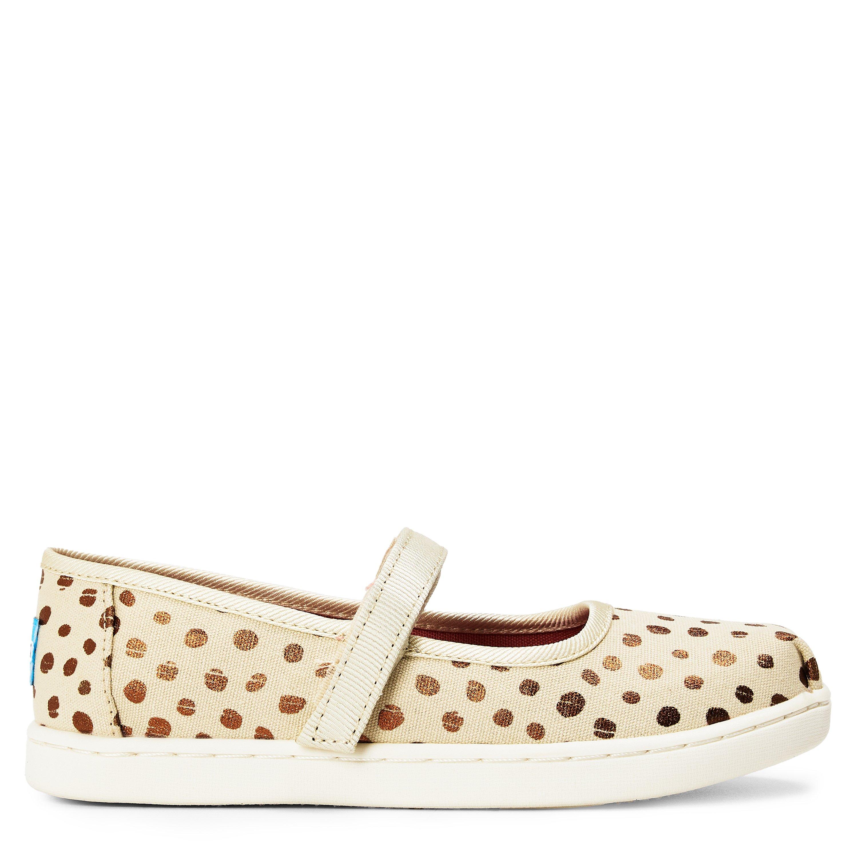 White - Toms - Jane Flat Infants - 1