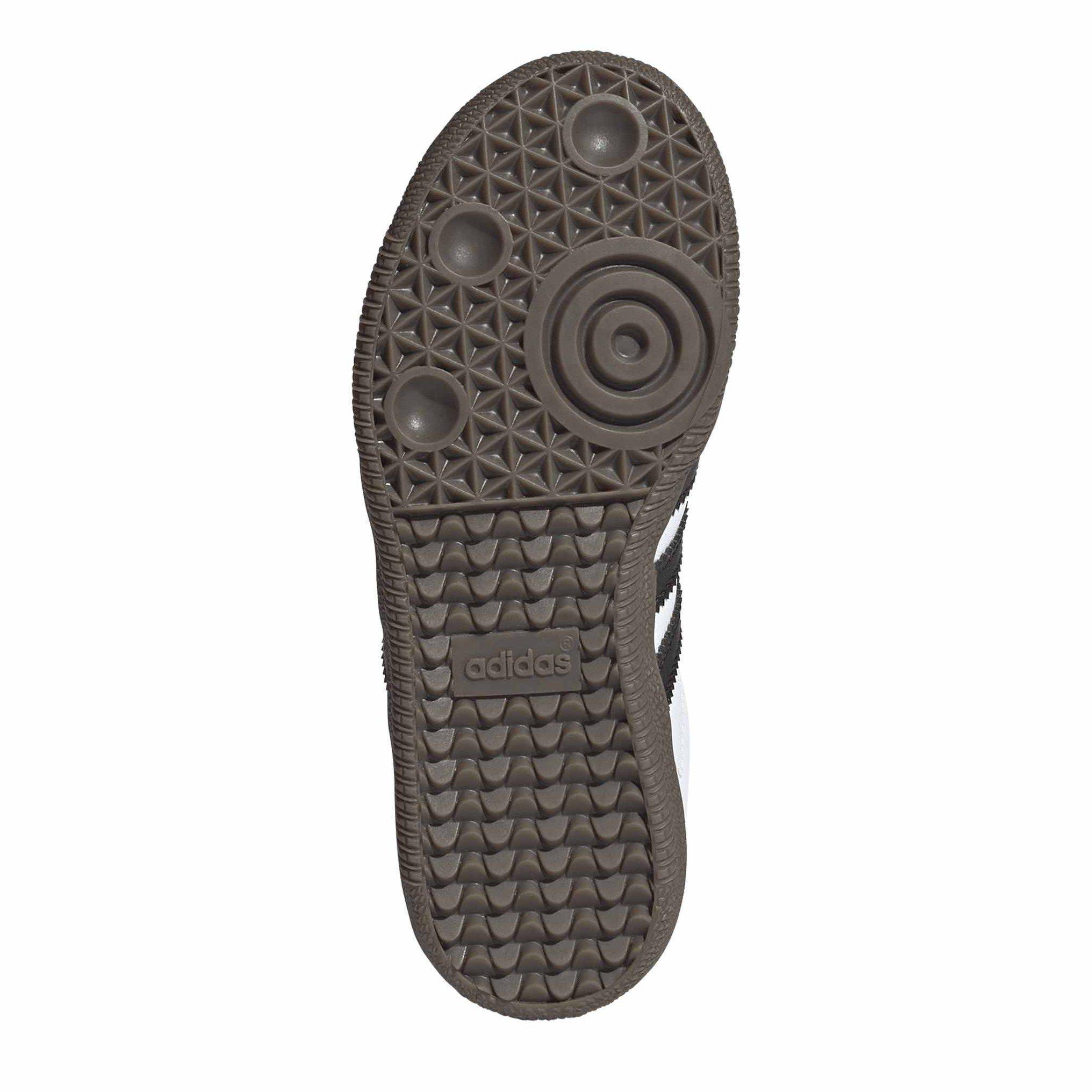 White - adidas Originals - Kids' Samba OG Comfort EL Leather Low-Top Trainers - 6