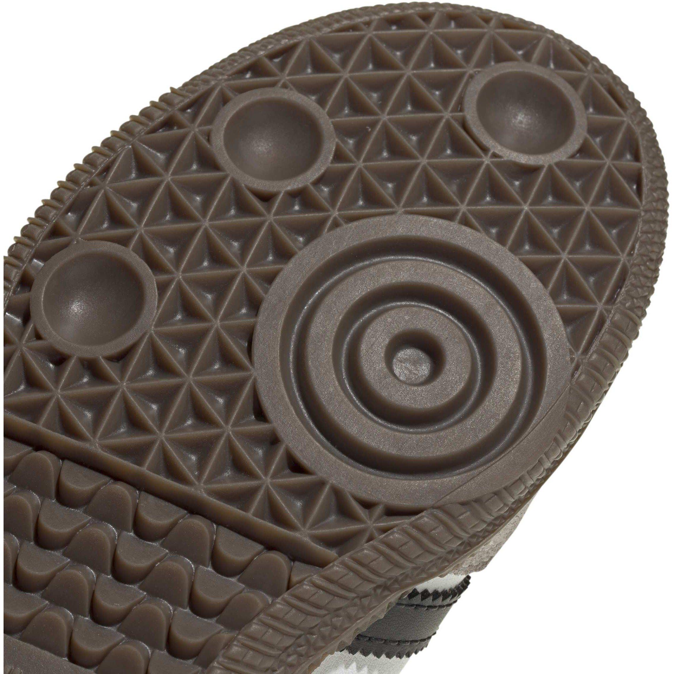 White - adidas Originals - Kids' Samba OG Comfort EL Leather Low-Top Trainers - 8
