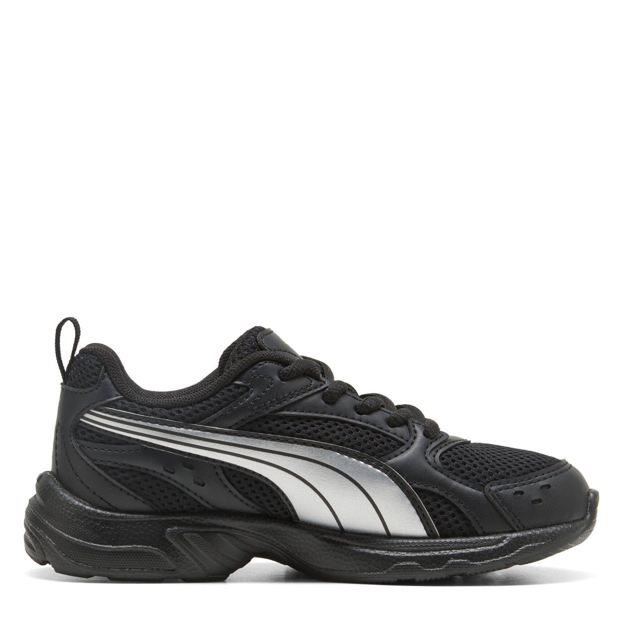 Black/Silv - Puma - Puma Milenio Tech LT Kids - 4