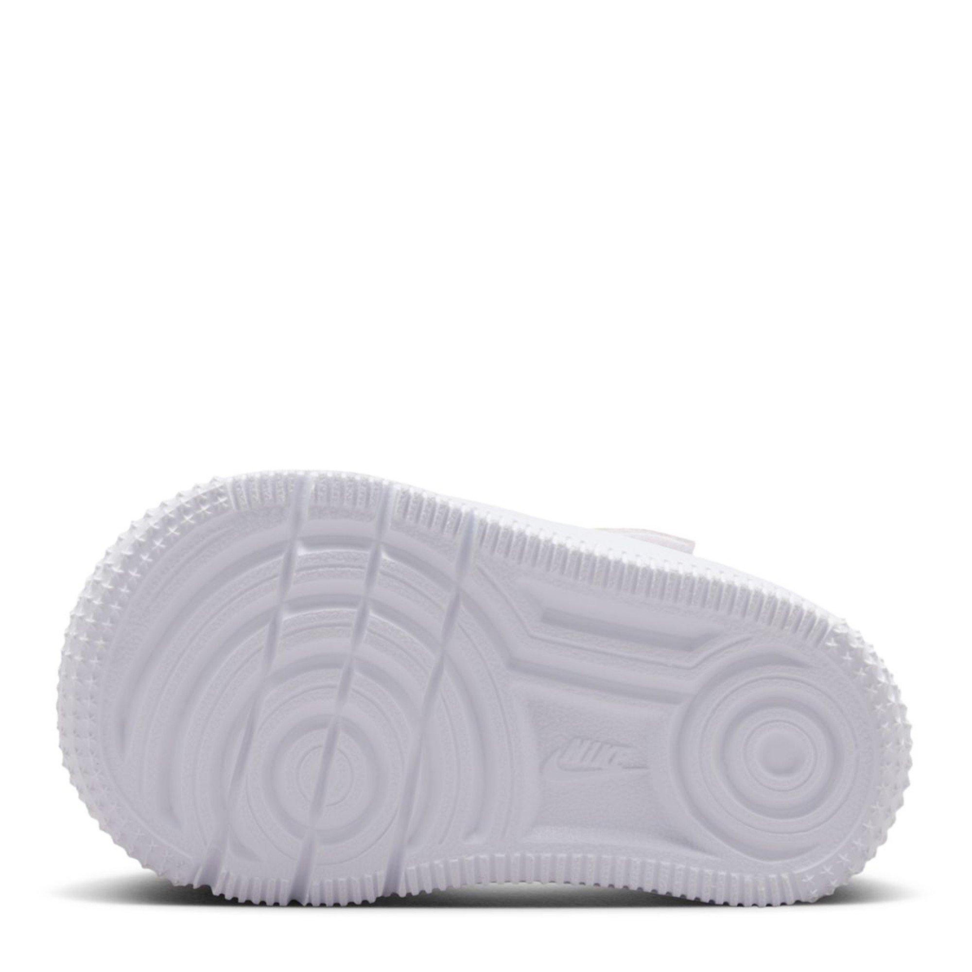 White/Pink - Nike - Kids' Air Force 1 EasyOn Leather Runners - 6