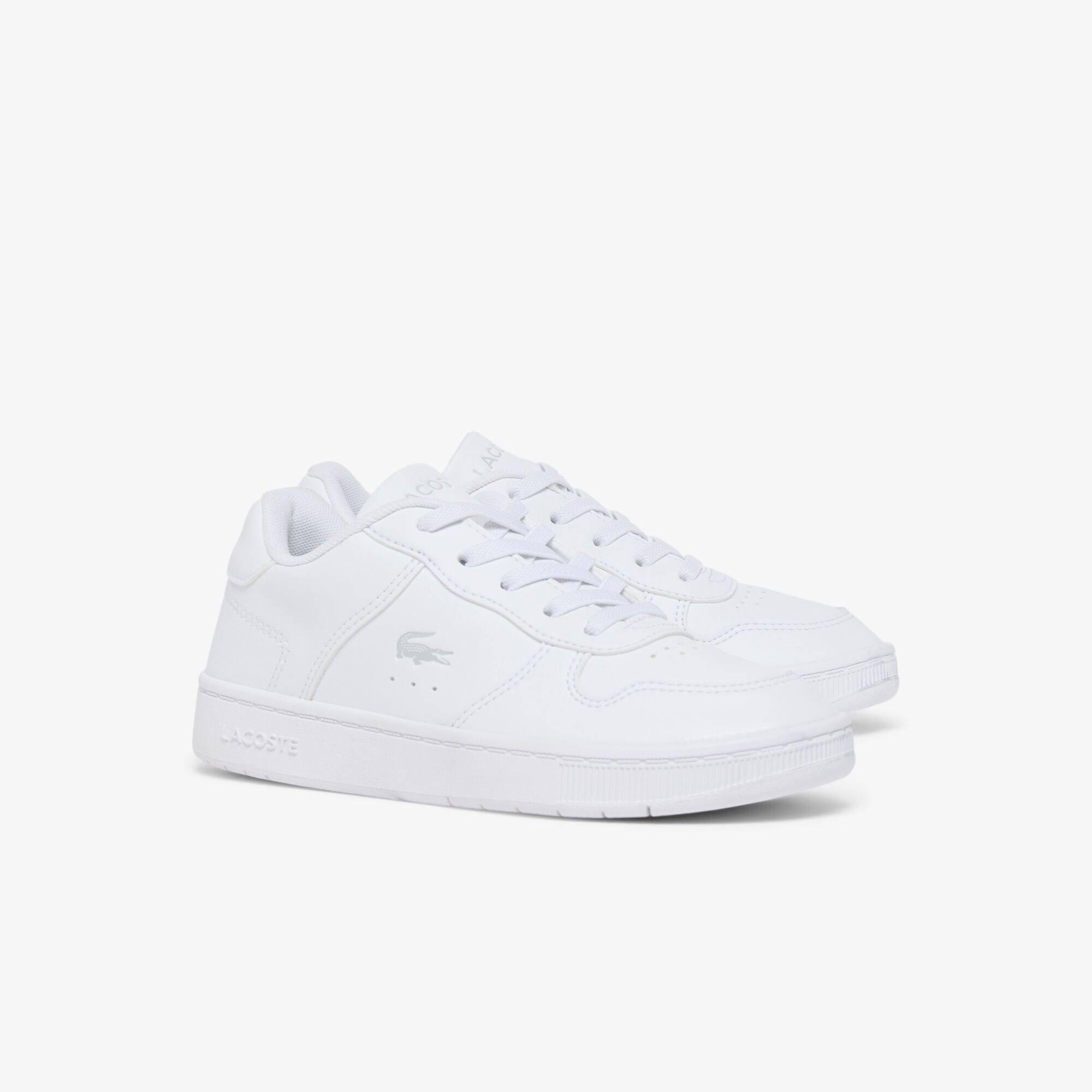 Wht/Wht 21G - Lacoste - Kids' Ace Base Court Trainers - 3