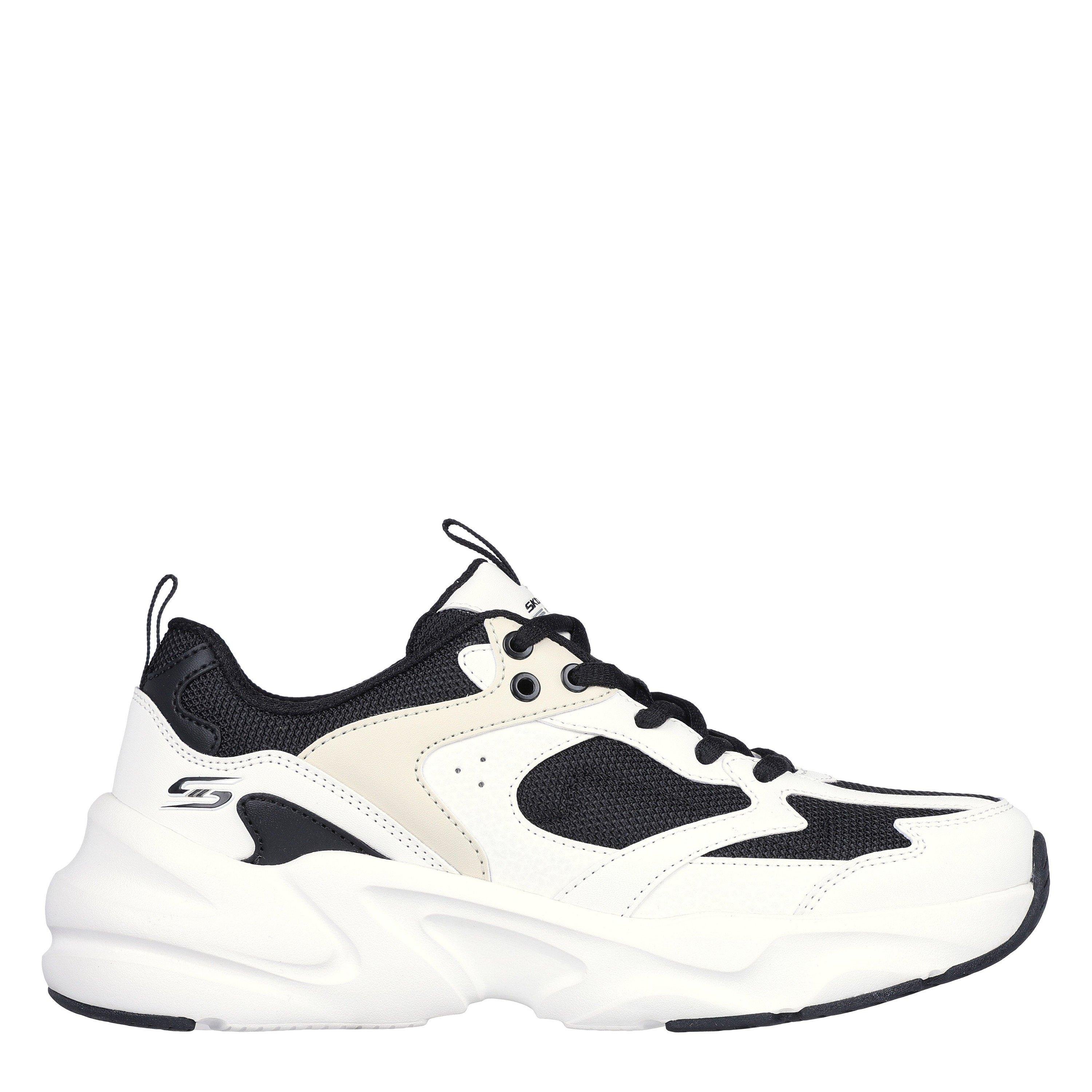 Skechers  Kids' Casual Low-Top Trainers - Black/White - C8 (25.5)