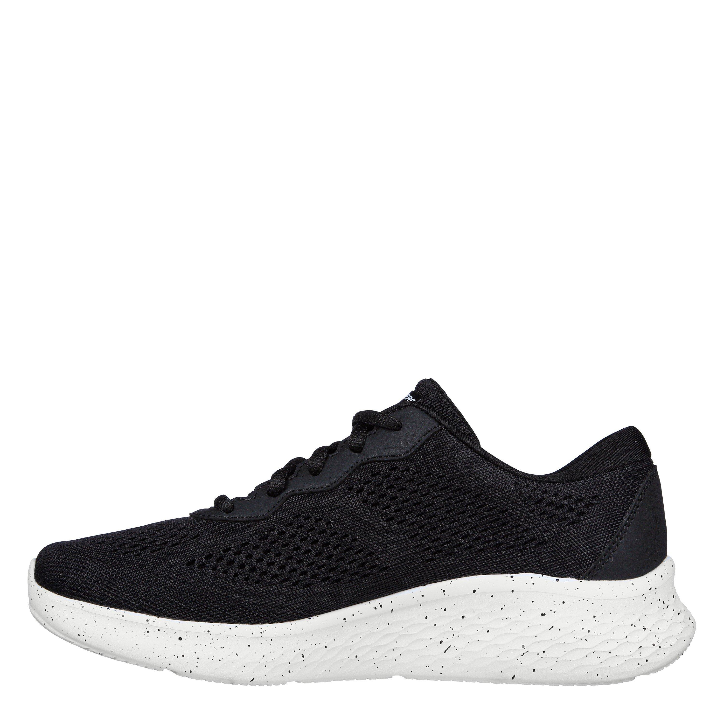 Zwart/Wit - Skechers - Engineered Mesh W Speckle Trim Lac Slip On Trainers Girls - 2