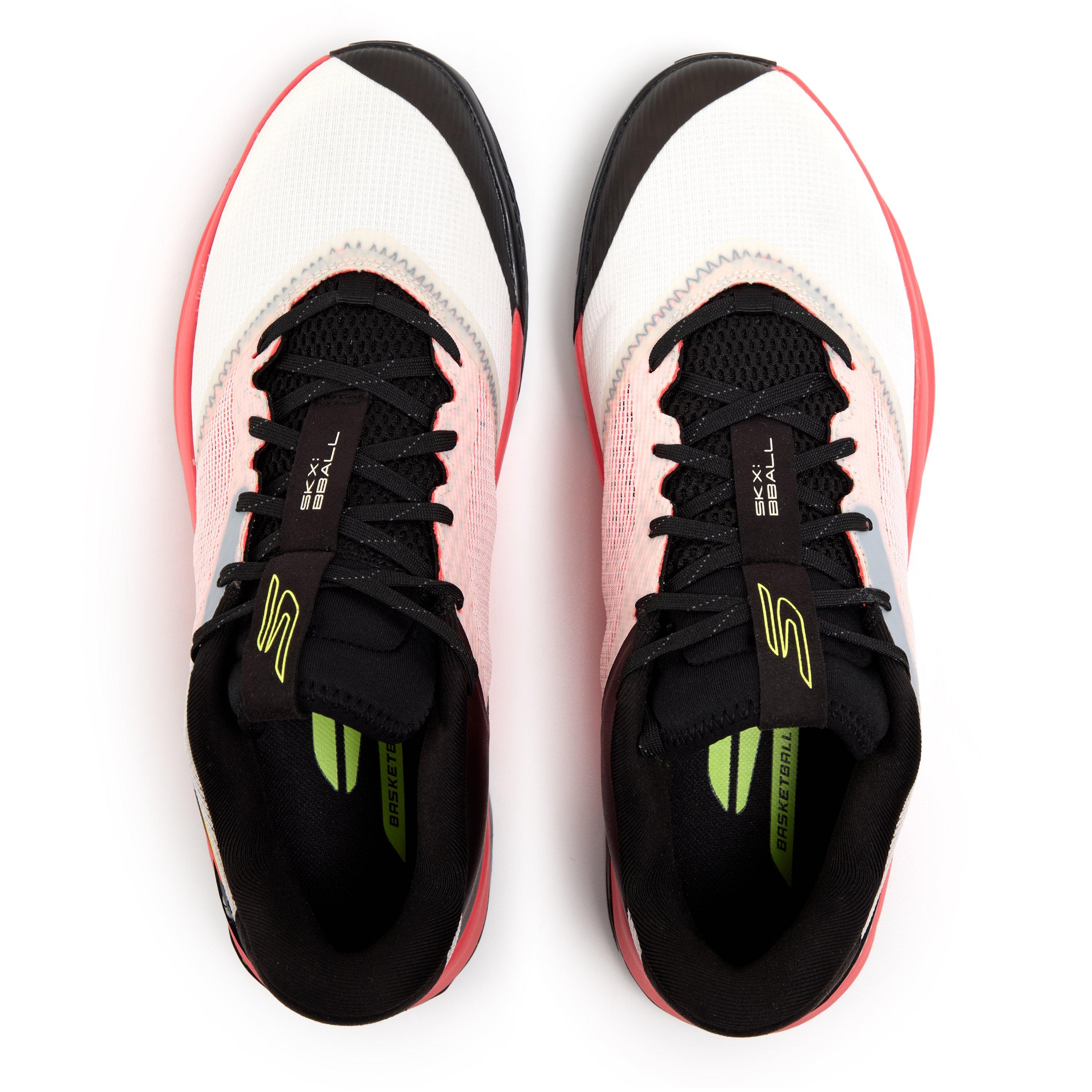 Weiß/Orange - Skechers - Durable Stability Mesh Comfort Coll High-Top Trainers Boys - 4