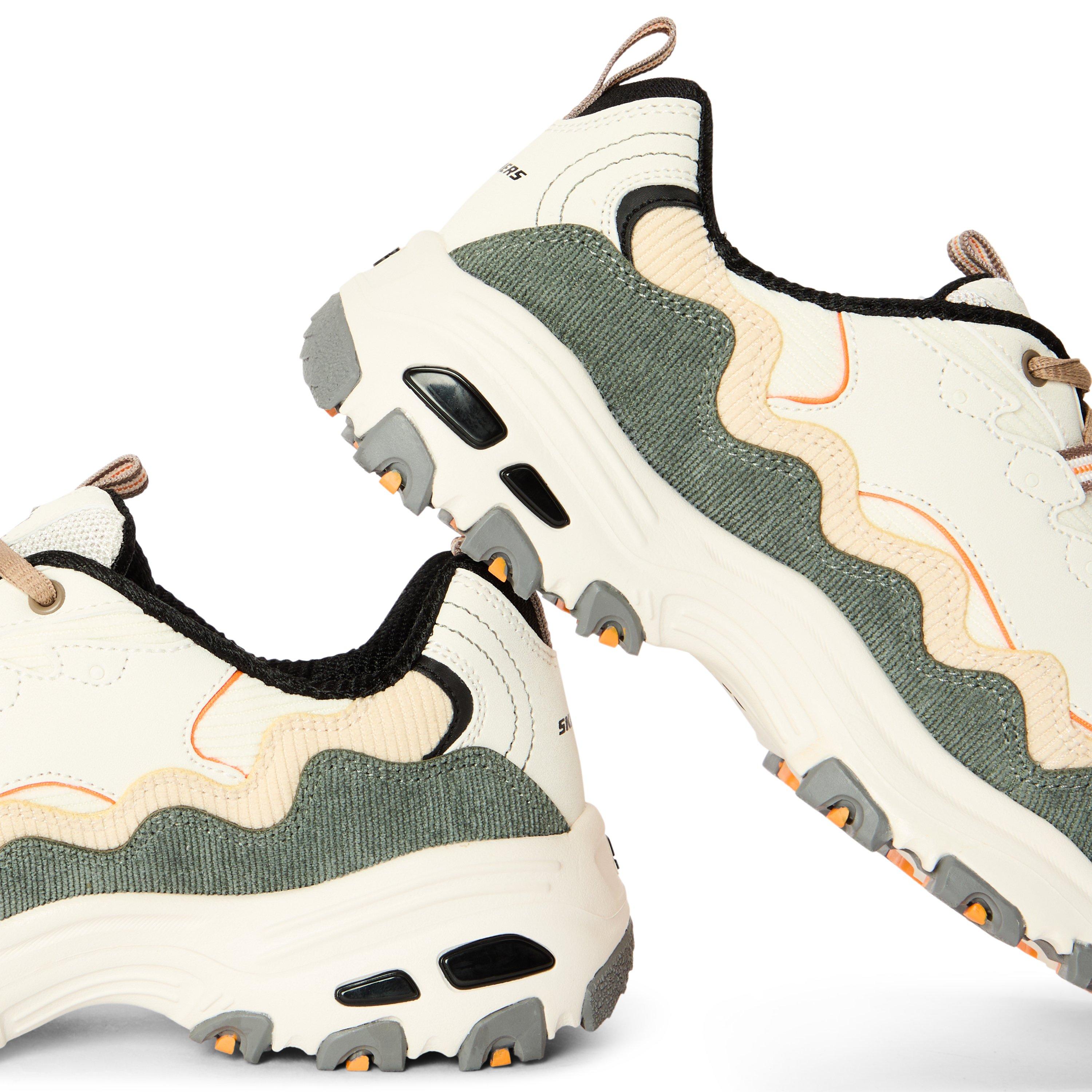 Bianco sporco/Verde - Skechers - Kids' D .0 Classic Low-Top Trainers - 3