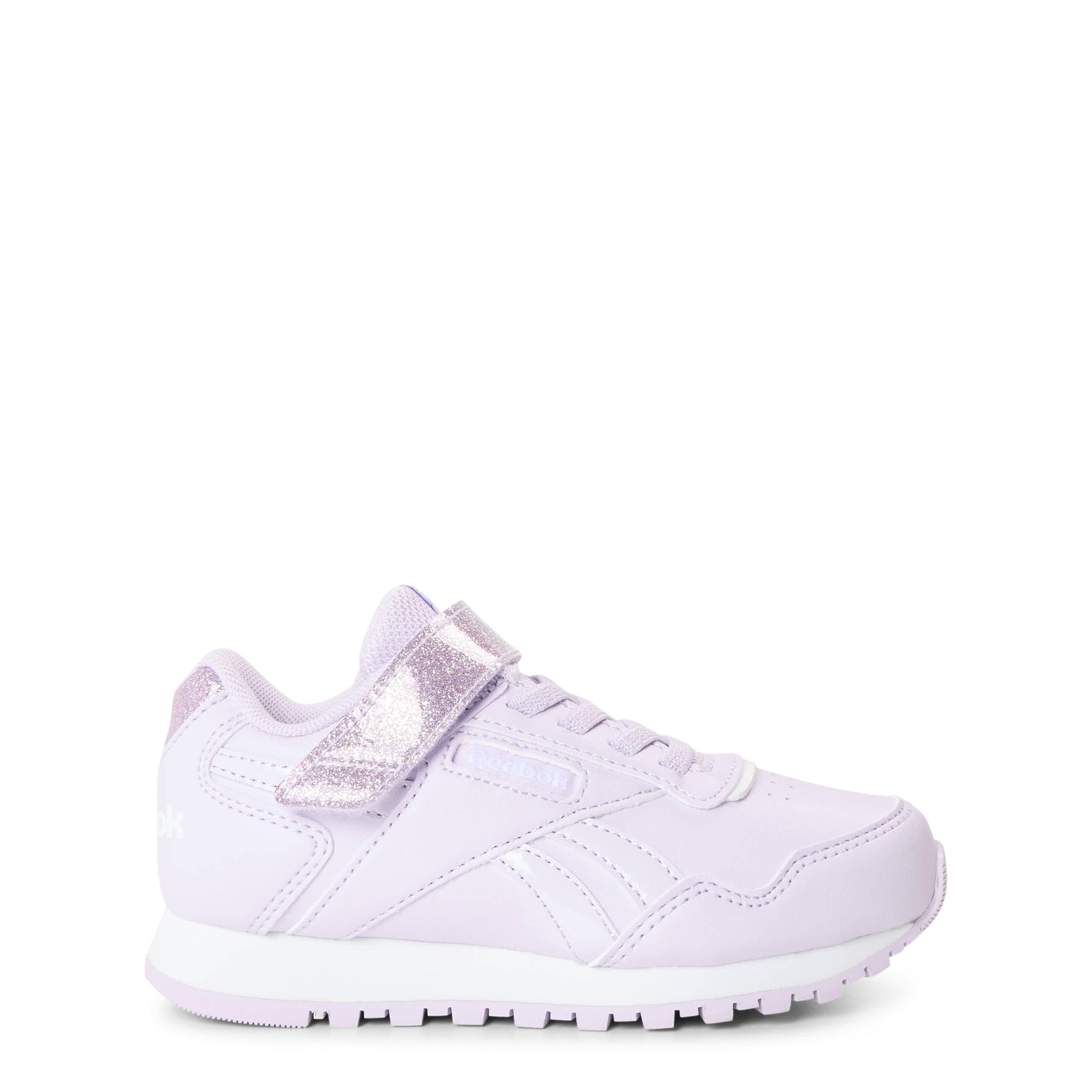 Gleam/White - Reebok - Kids' Glide Elastic Lace and Strap Trainers - 1