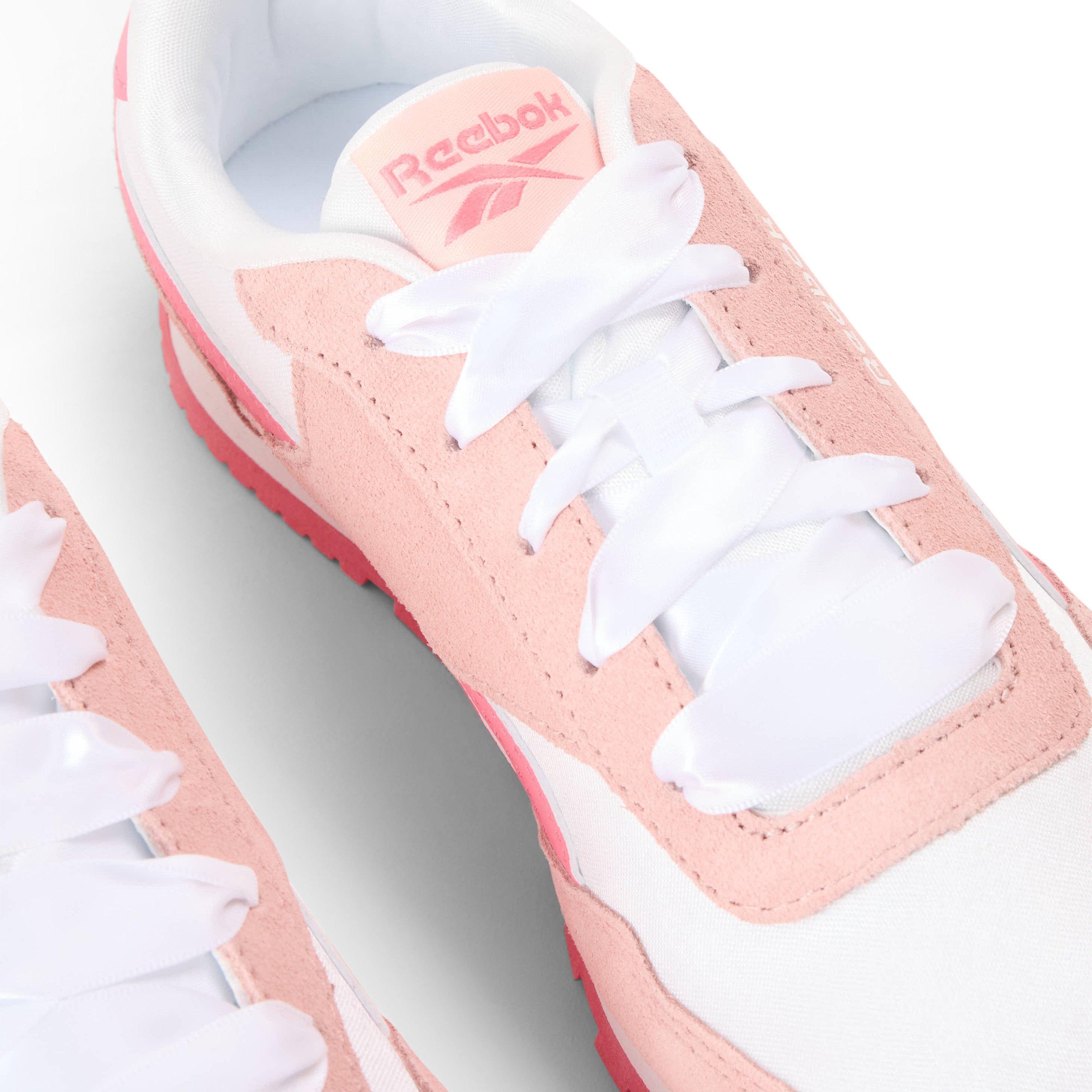 White/Pink - Reebok - Kids' Glide Low Trainers - 3