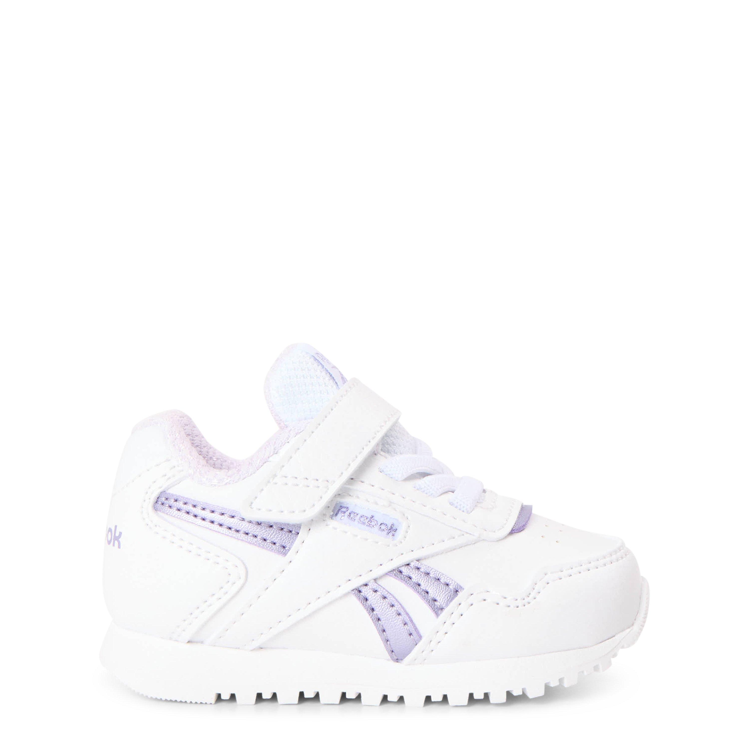 Reebok  Infant Kids' Glide Elastic Trainers - White/Purple - C3.5(20.5)