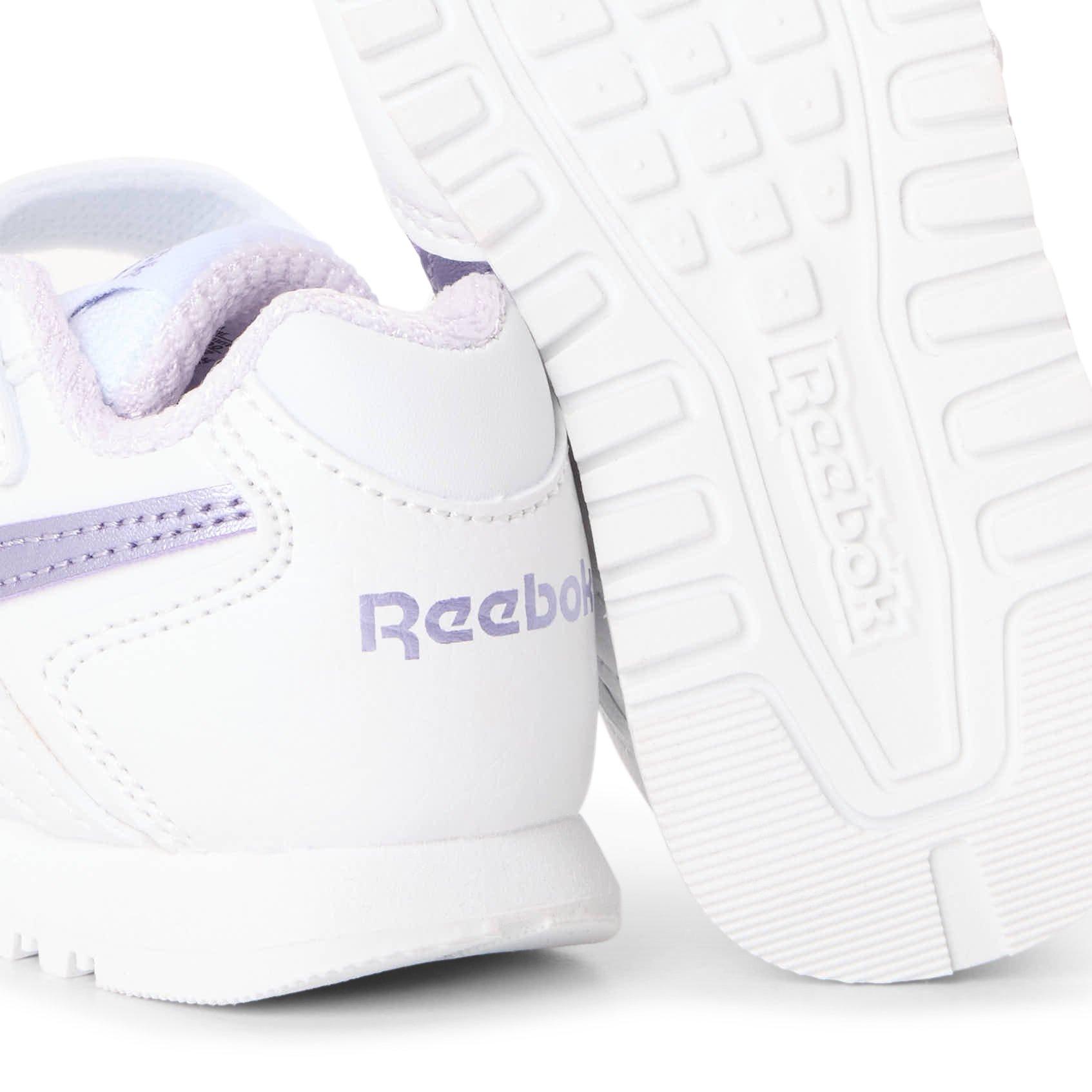 White/Purple - Reebok - Unisex Kids' Glide Elastic Trainers - 3