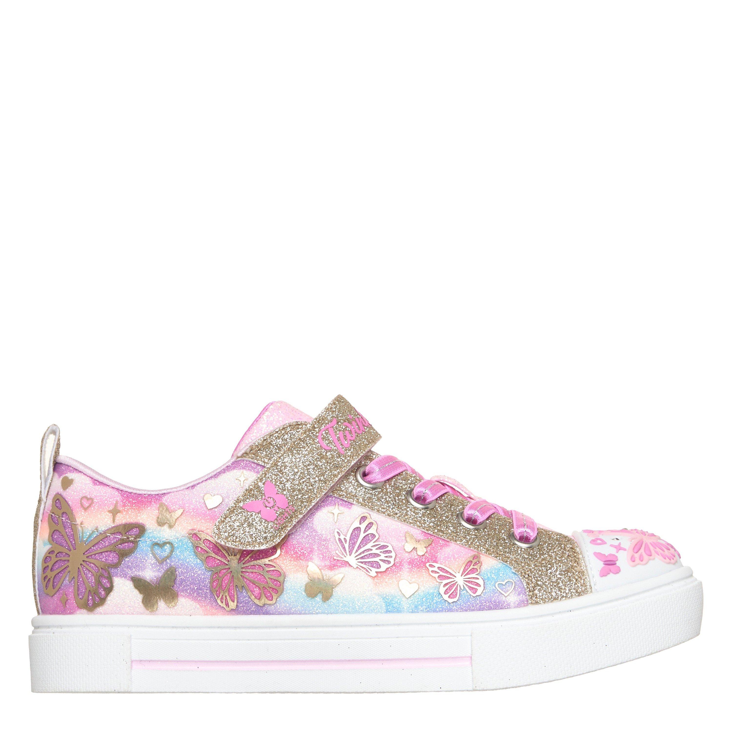 Pink - Skechers - Kids' Twinkle Sparks Low-Top Trainers - 1