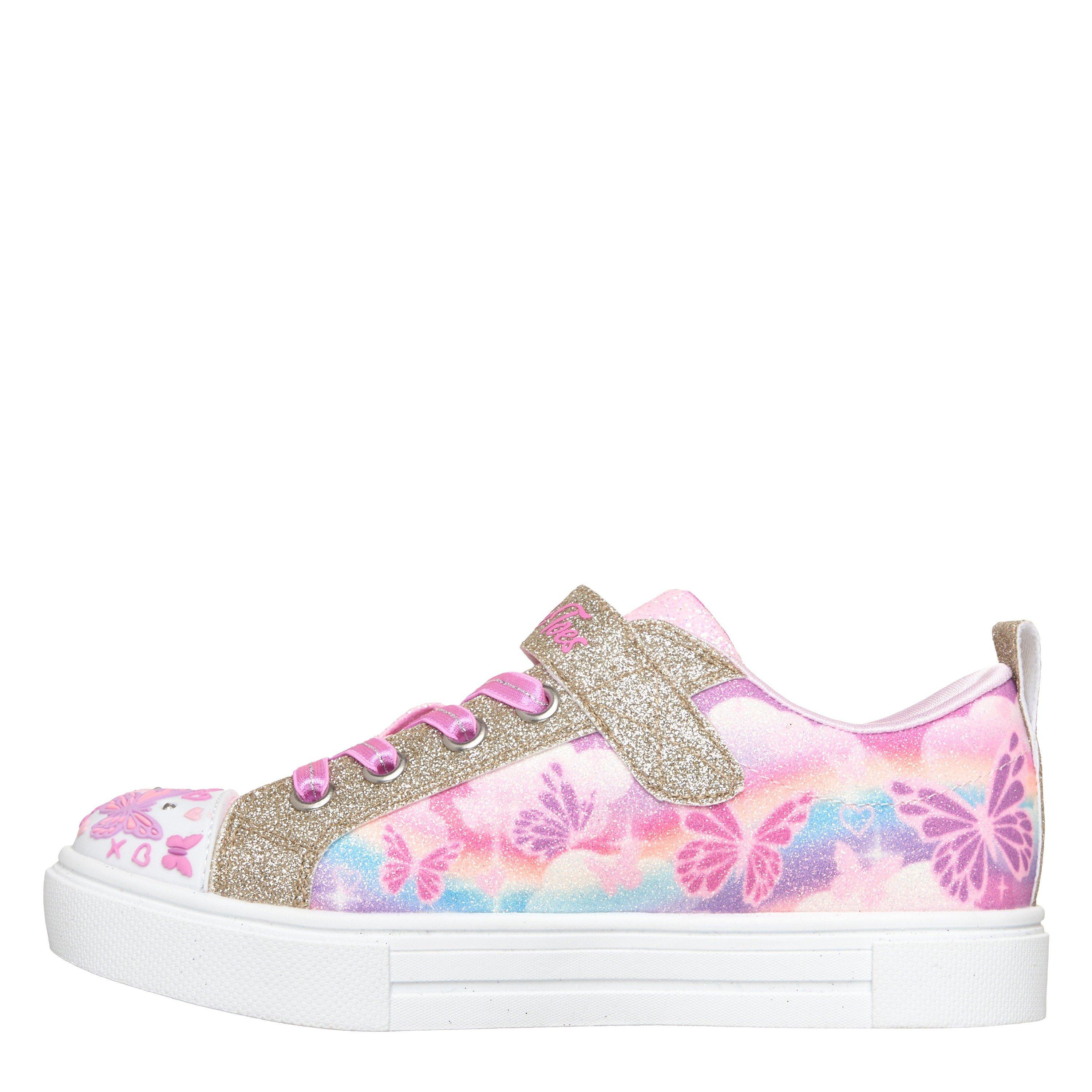 Pink - Skechers - Kids' Twinkle Sparks Low-Top Trainers - 2