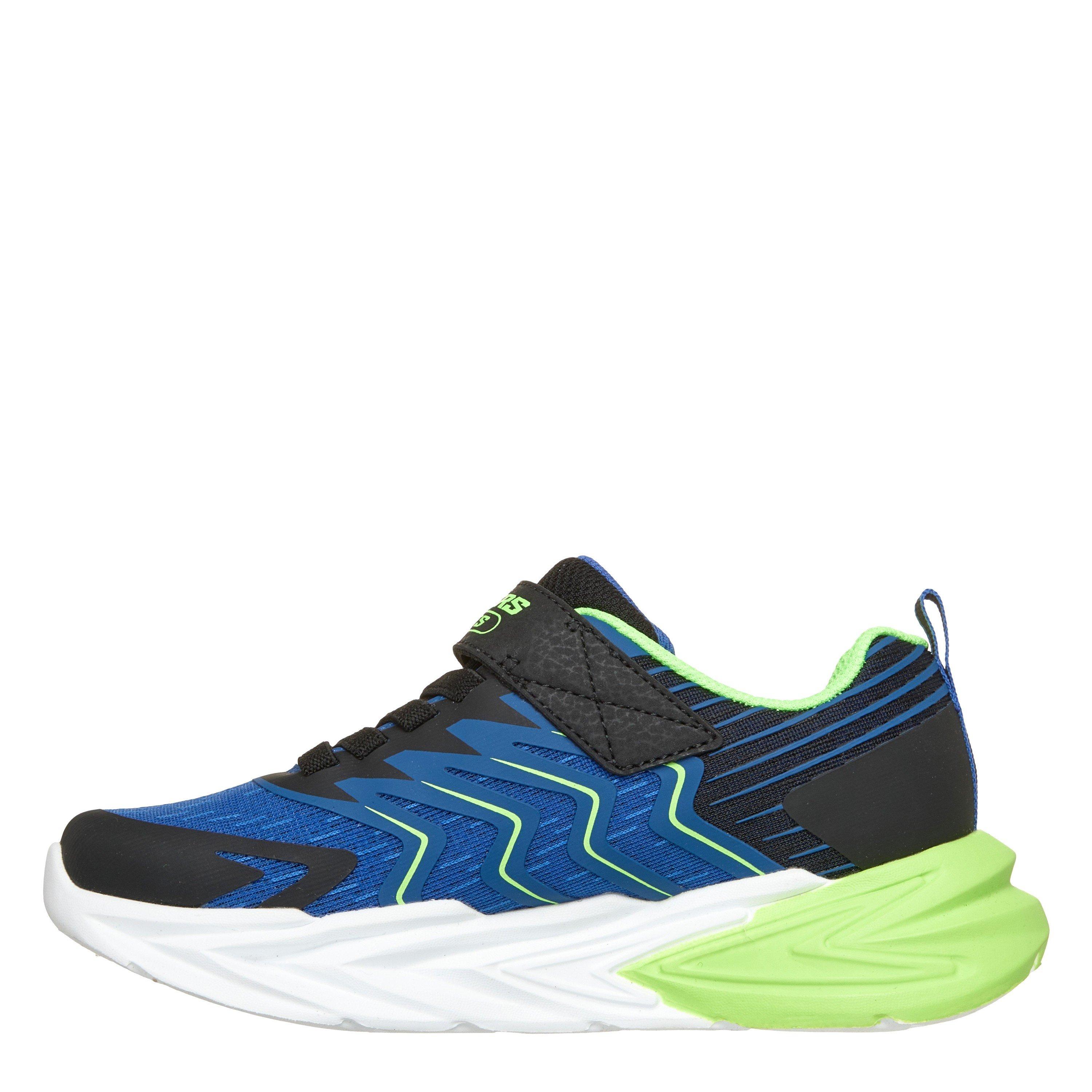 Black/Blue - Skechers - Kids' S-Lights Flex-Glow Ultra Low-Top Trainers - 2