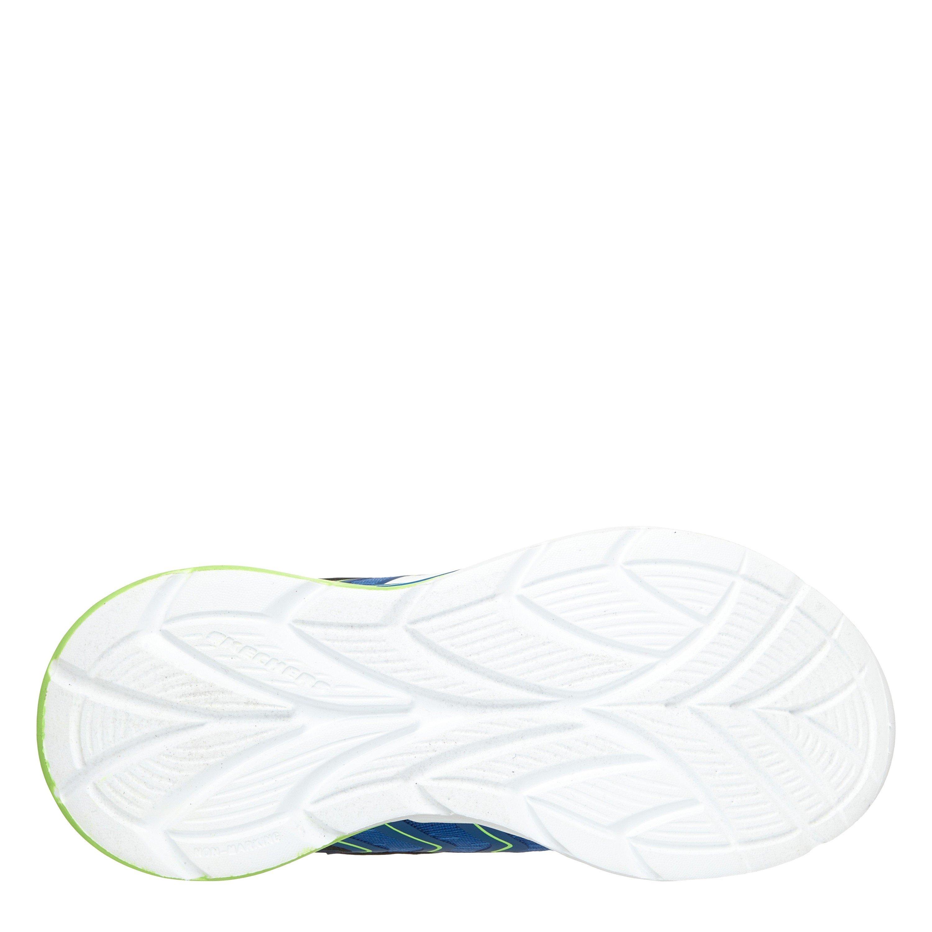 Black/Blue - Skechers - Kids' S-Lights Flex-Glow Ultra Low-Top Trainers - 5