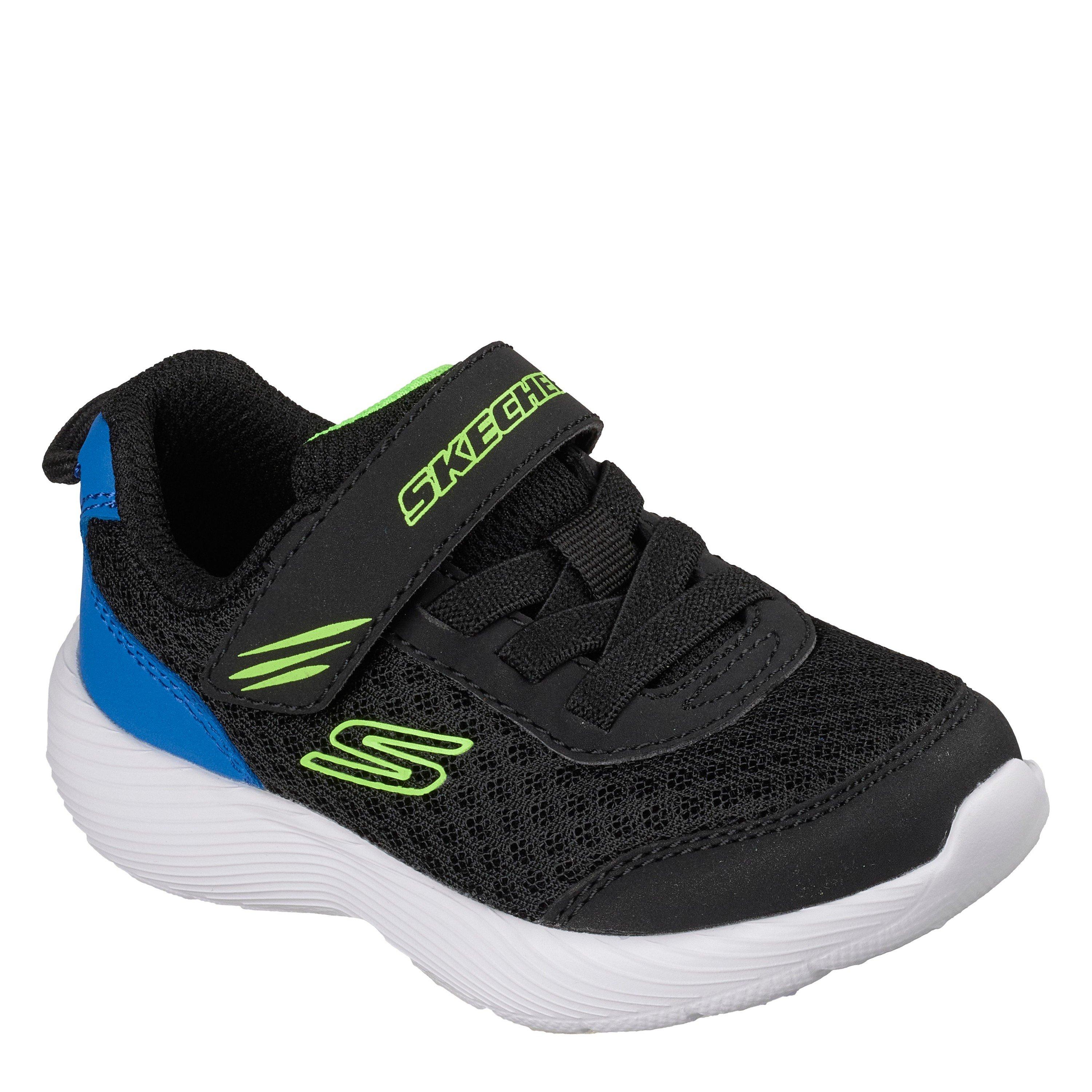 Zwart/Blauw - Skechers - Kids' Dyna-Lite Low-Top Trainers - 3