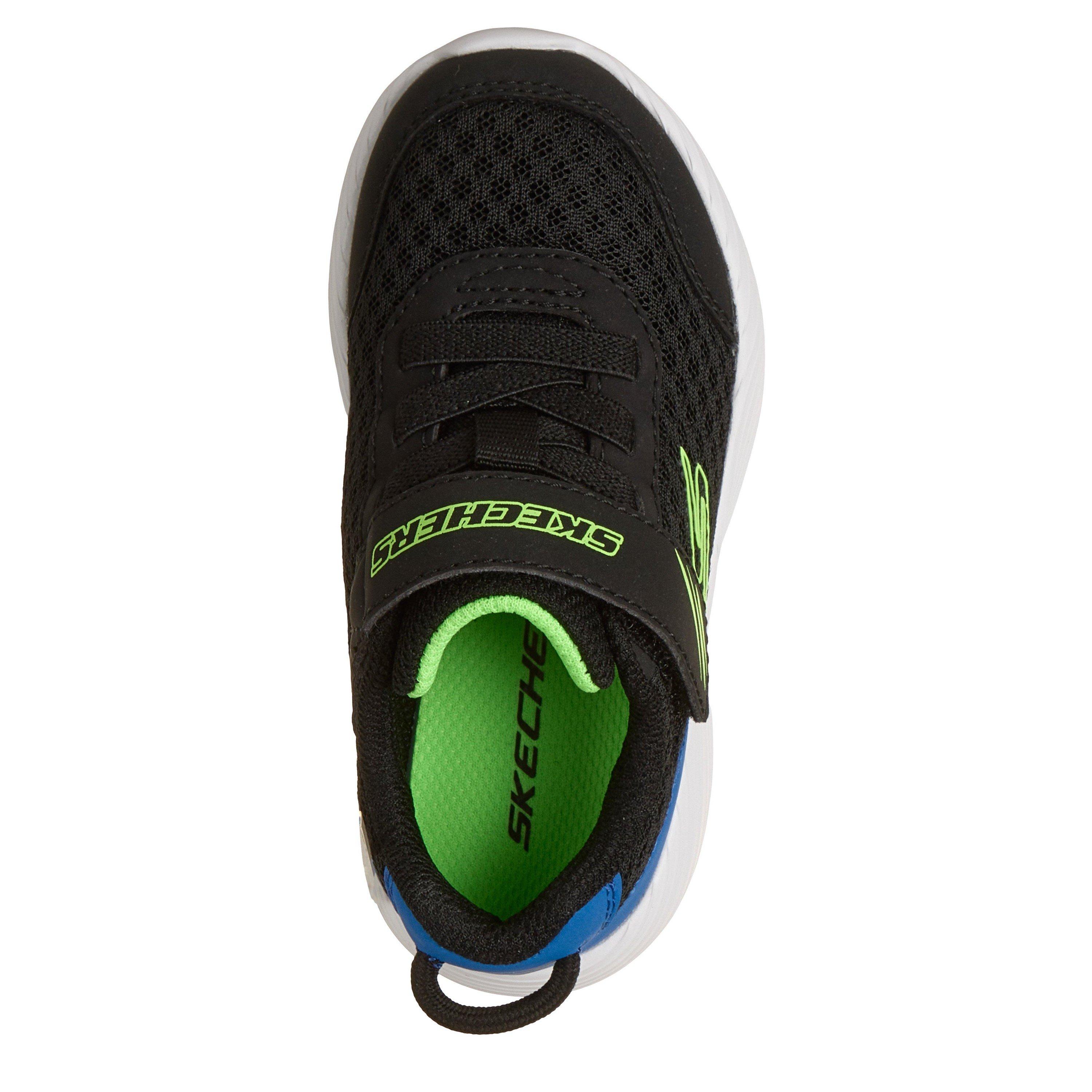 Zwart/Blauw - Skechers - Kids' Dyna-Lite Low-Top Trainers - 4