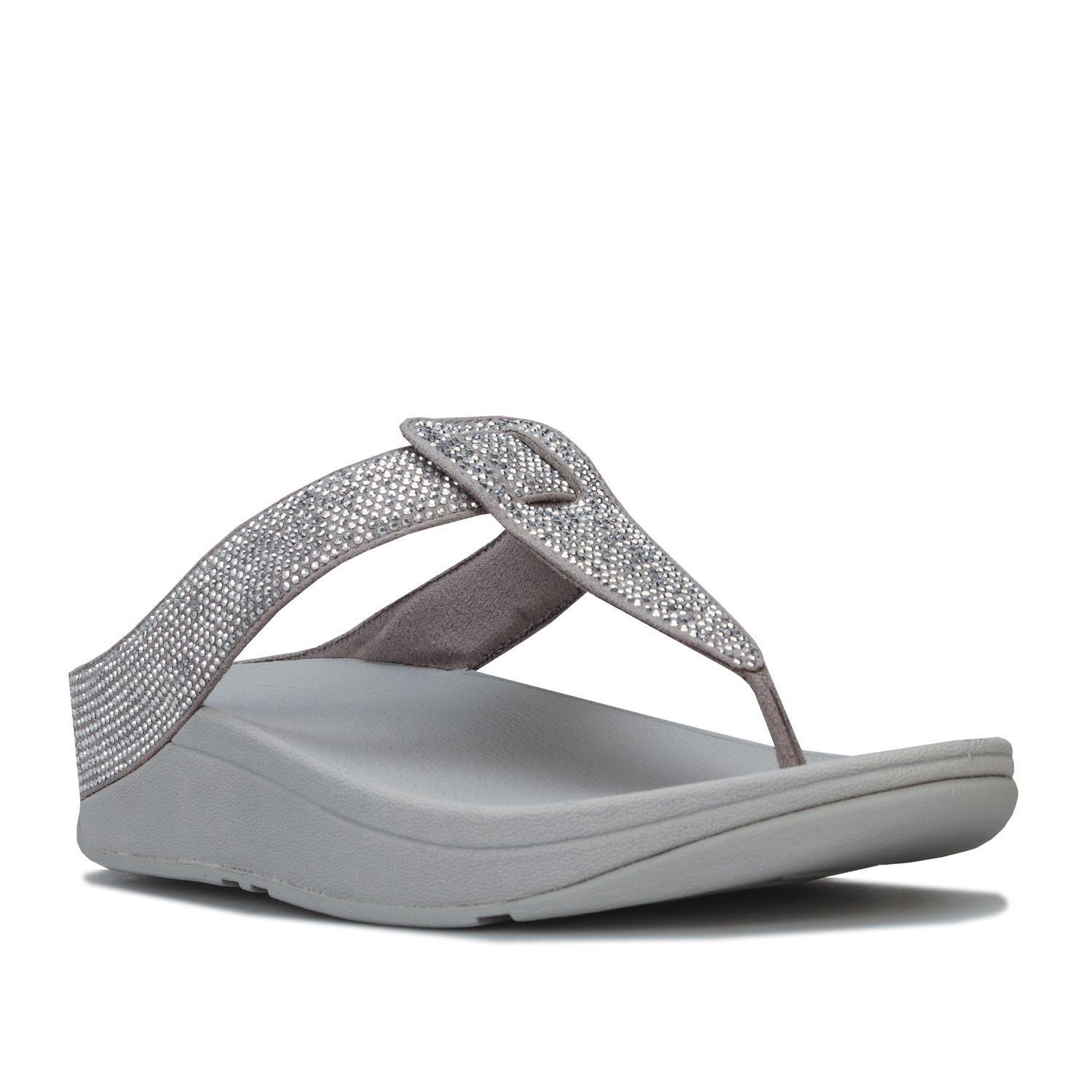 Silver - Fitflop - Isabelle Toe Post Sandal - 2